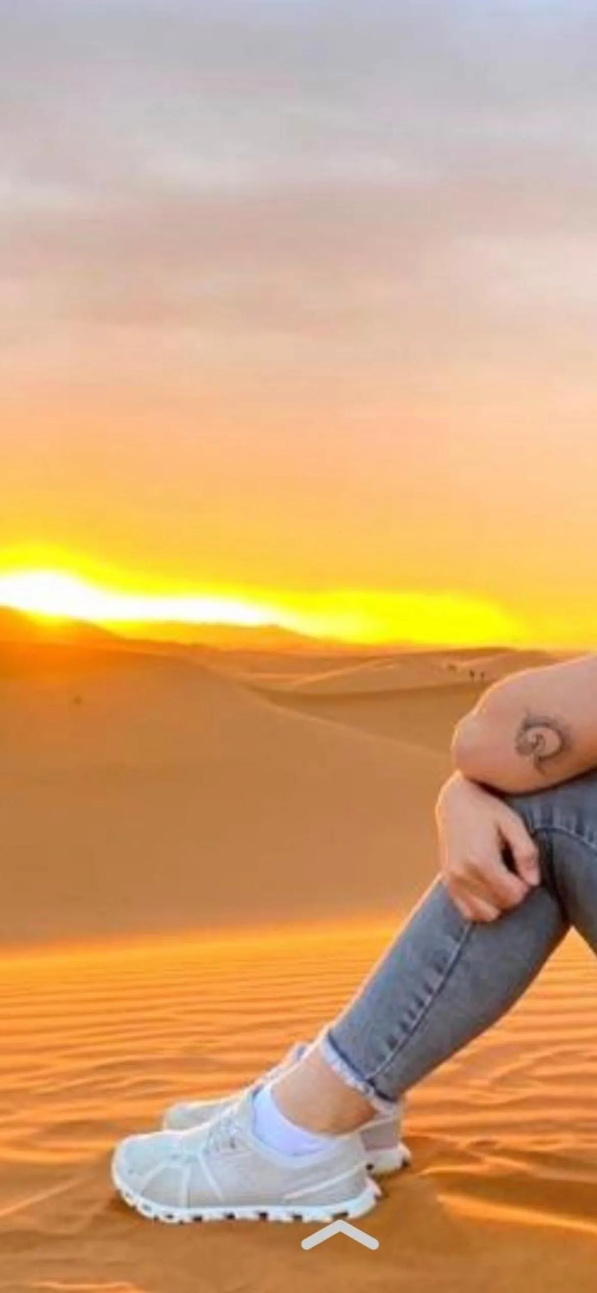 Sunset in Erg Chebbi Camp