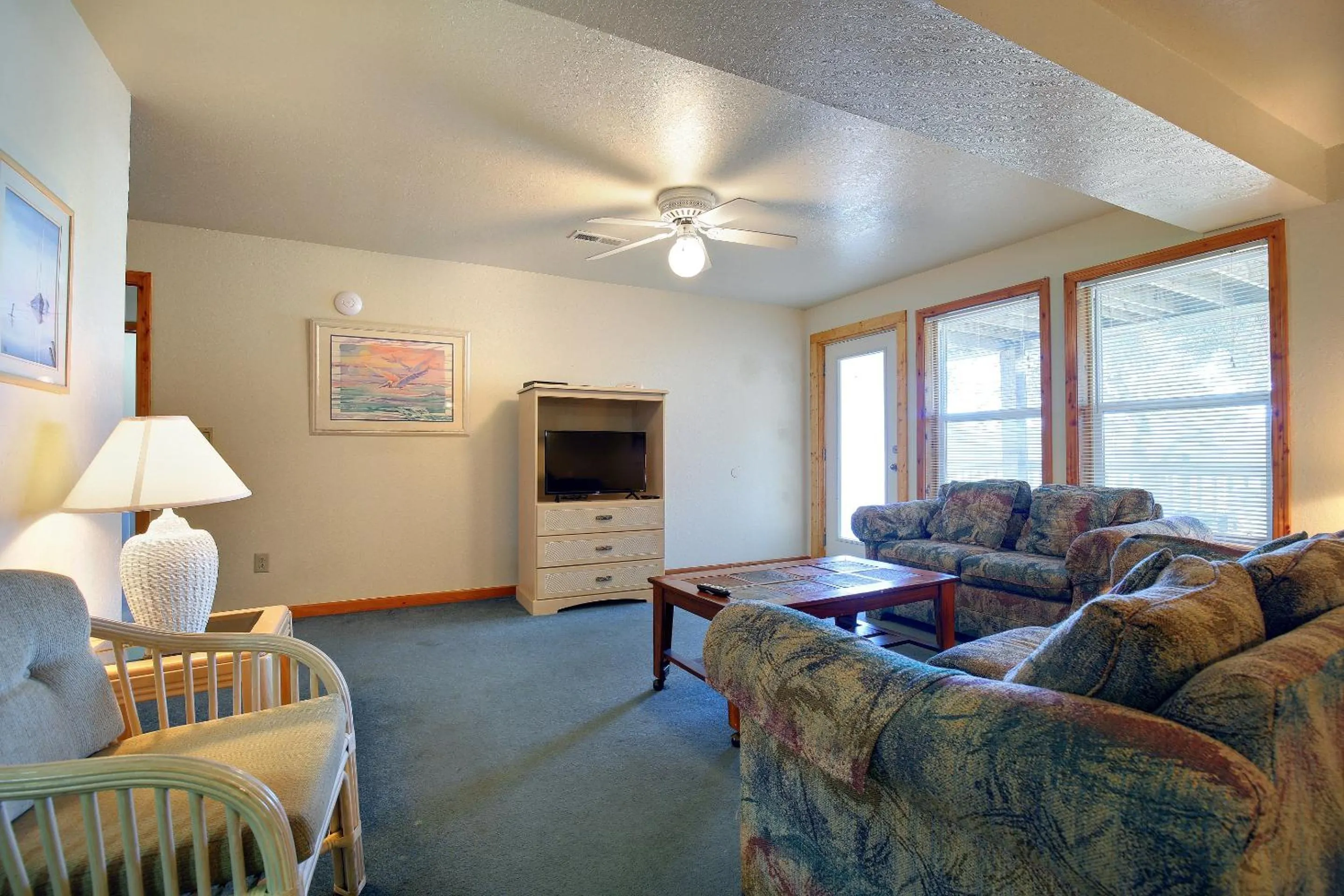 Living room in Barrier Island Station