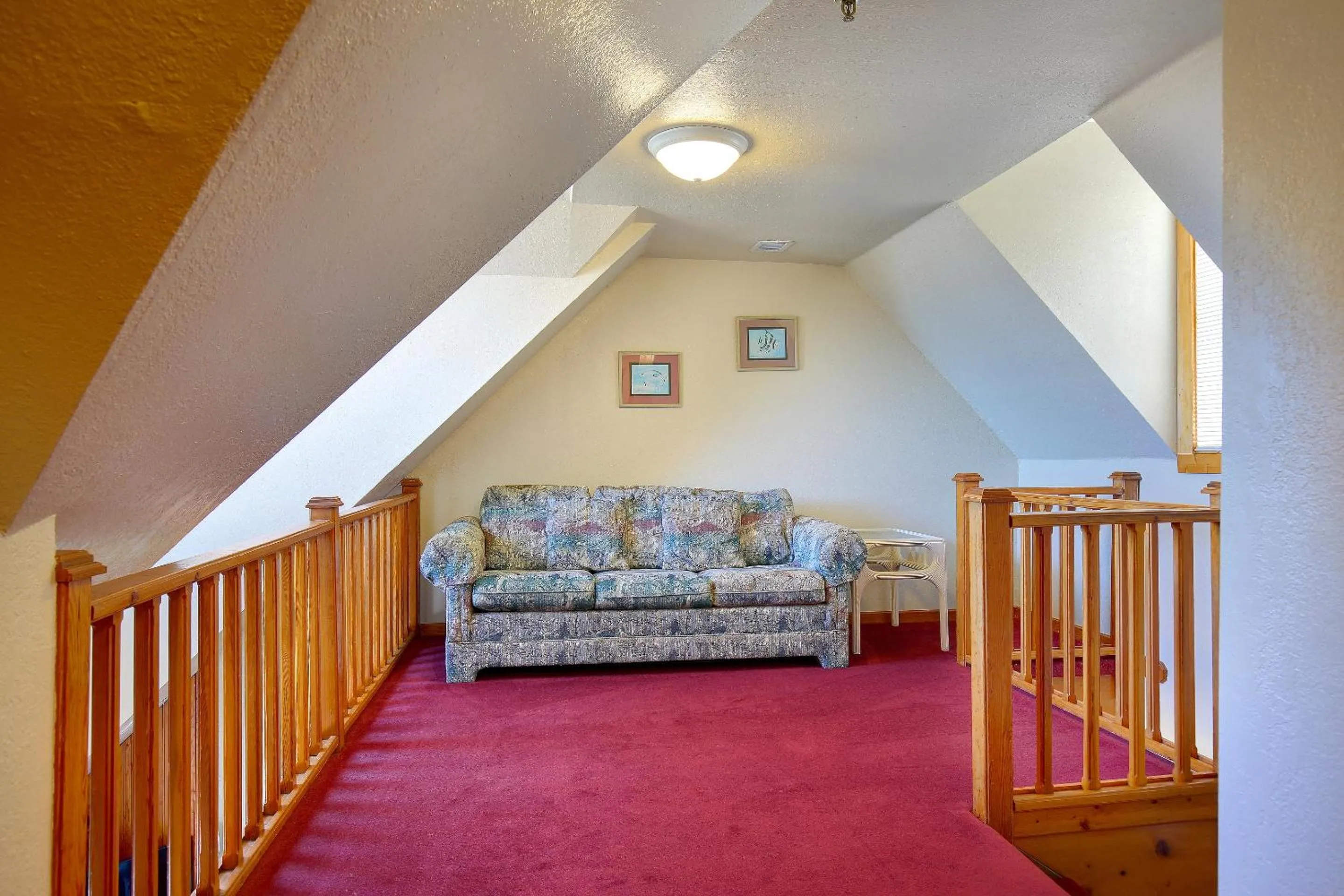 Seating area in Barrier Island Station