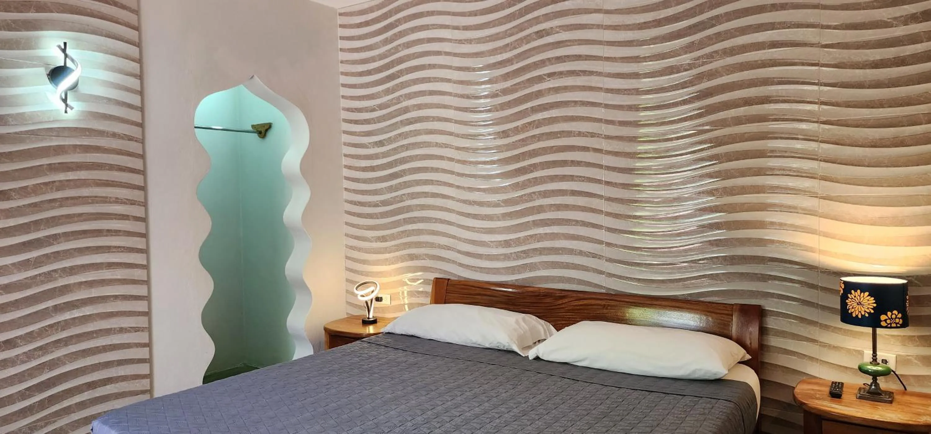 Bed in Sunrise Club Hotel