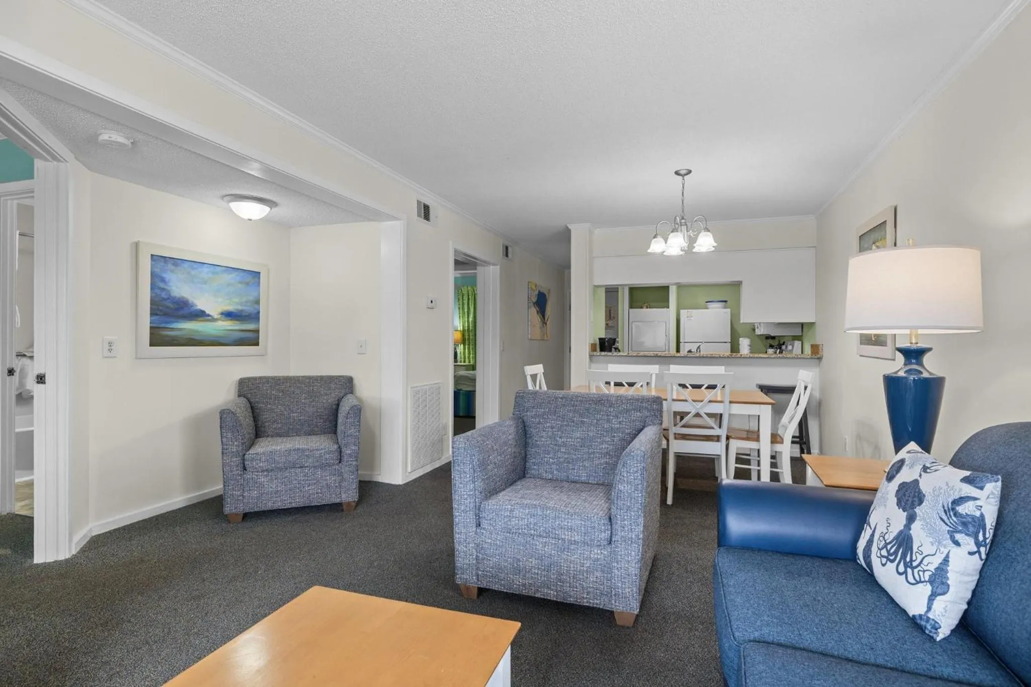 Living room in A Place at the Beach III