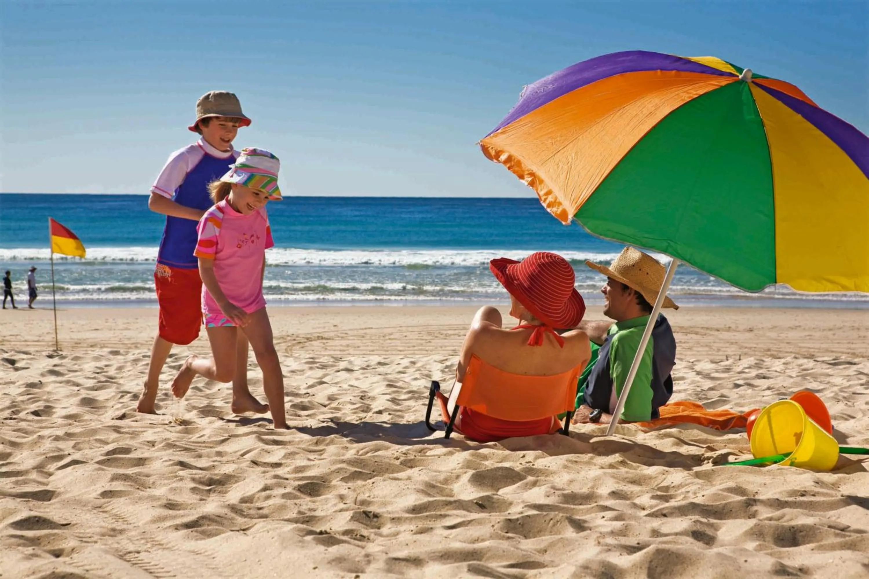Beach in Sandcastles On Currumbin Beachfront, Gold Coast