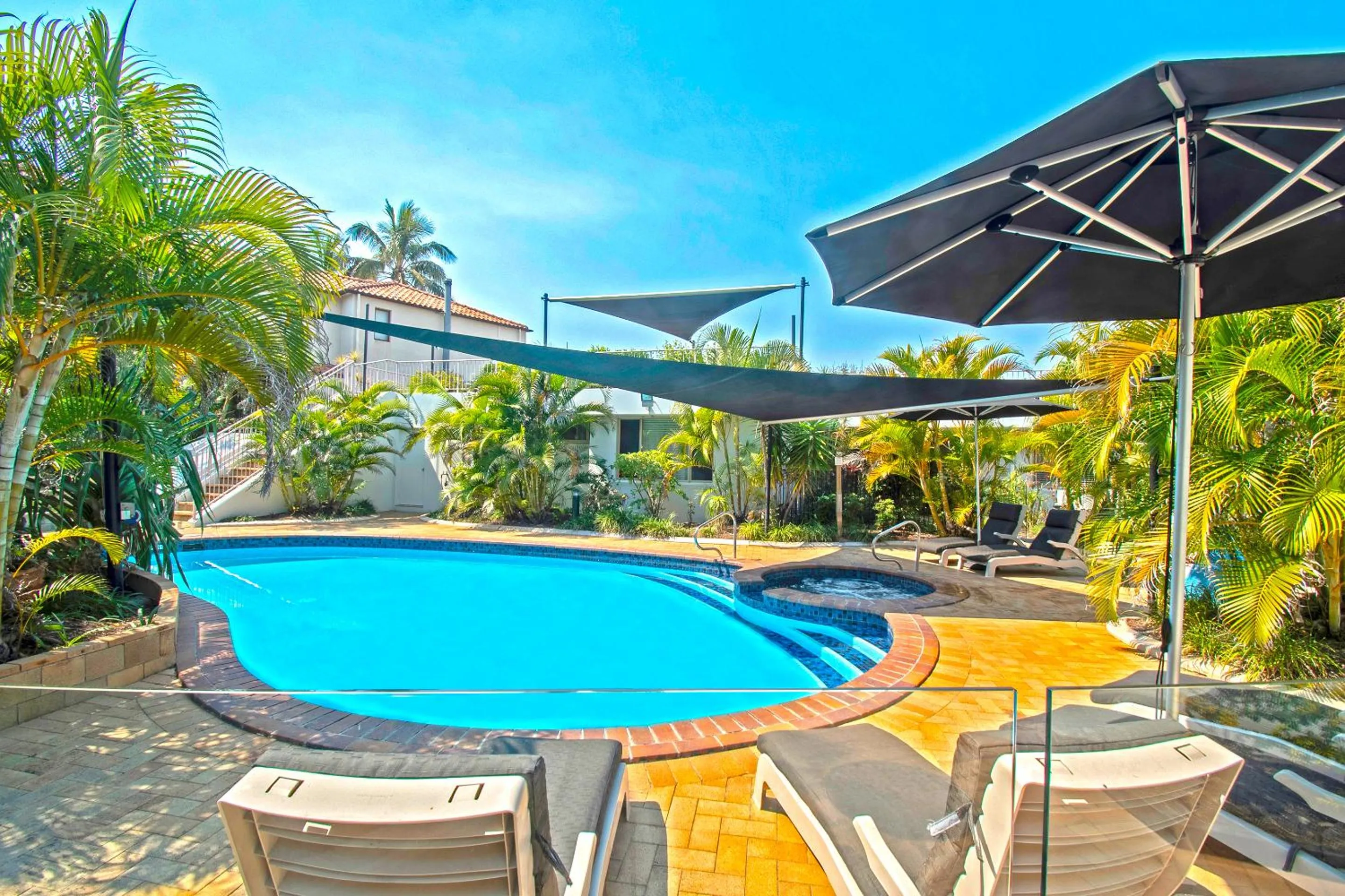 Swimming pool in Sandcastles On Currumbin Beachfront, Gold Coast
