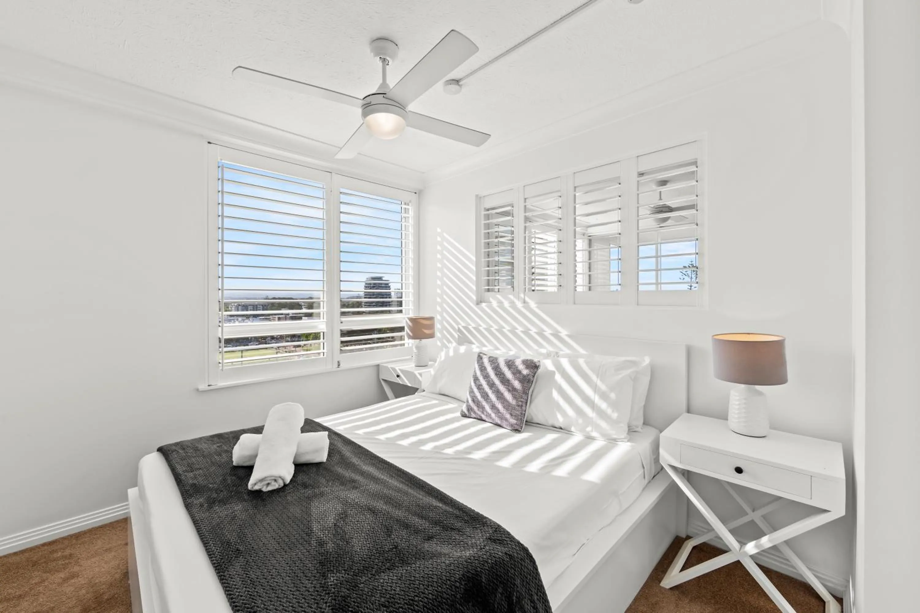 Bed in Burleigh Beach Tower