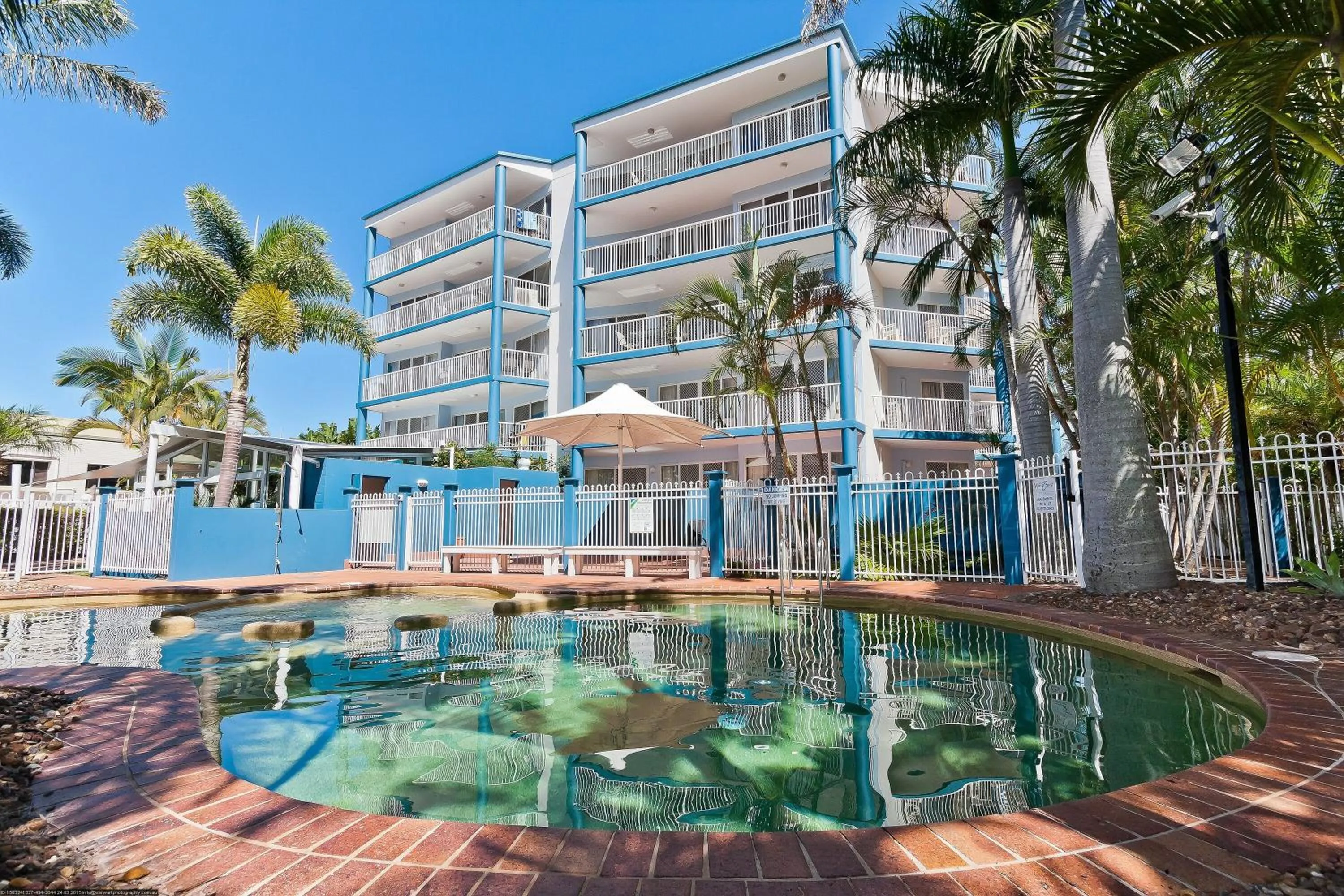 Swimming pool in White Crest Apartments