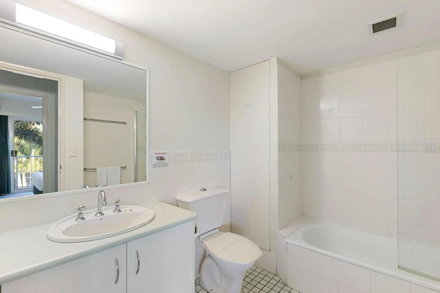 Bathroom in White Crest Apartments