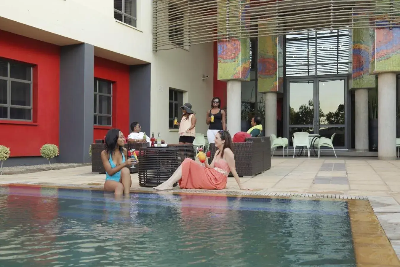 Swimming pool in Peermont Metcourt at Umfolozi, Empangeni Swimming pool in Peermont Metcourt at Umfolozi, Empangeni