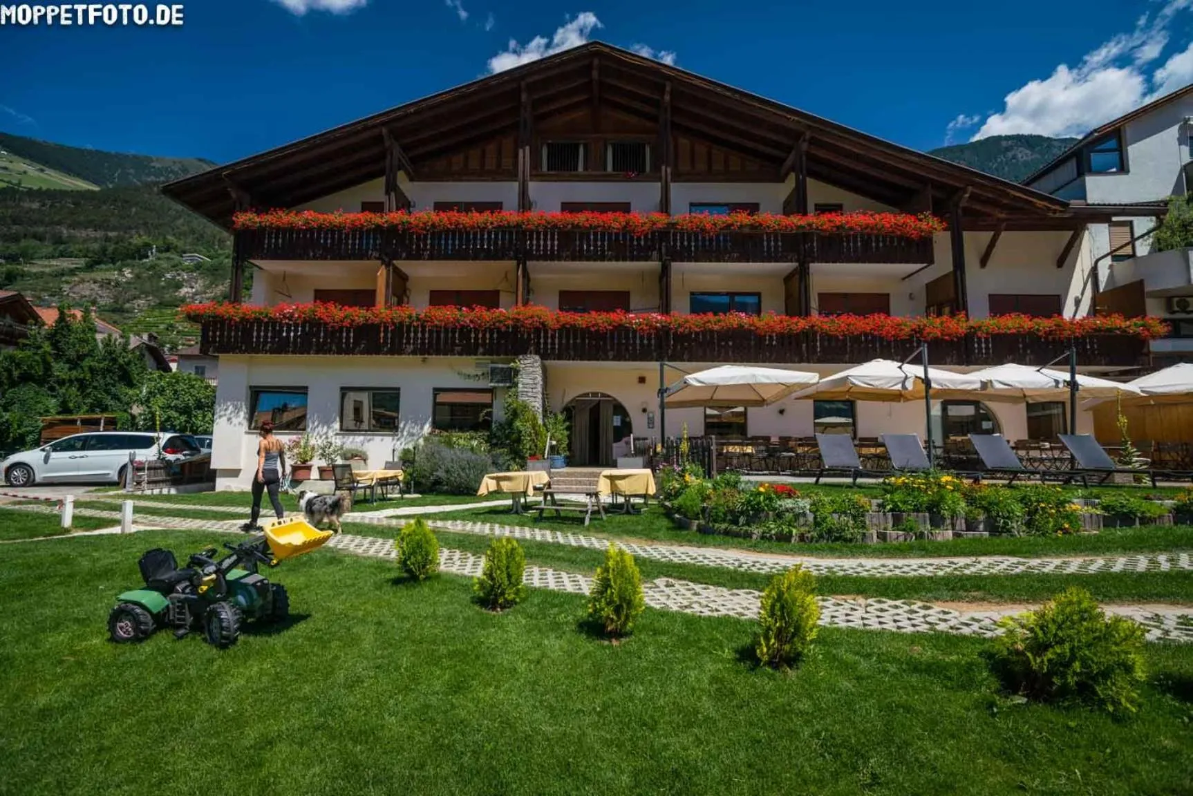 Property building in Landhotel Anna