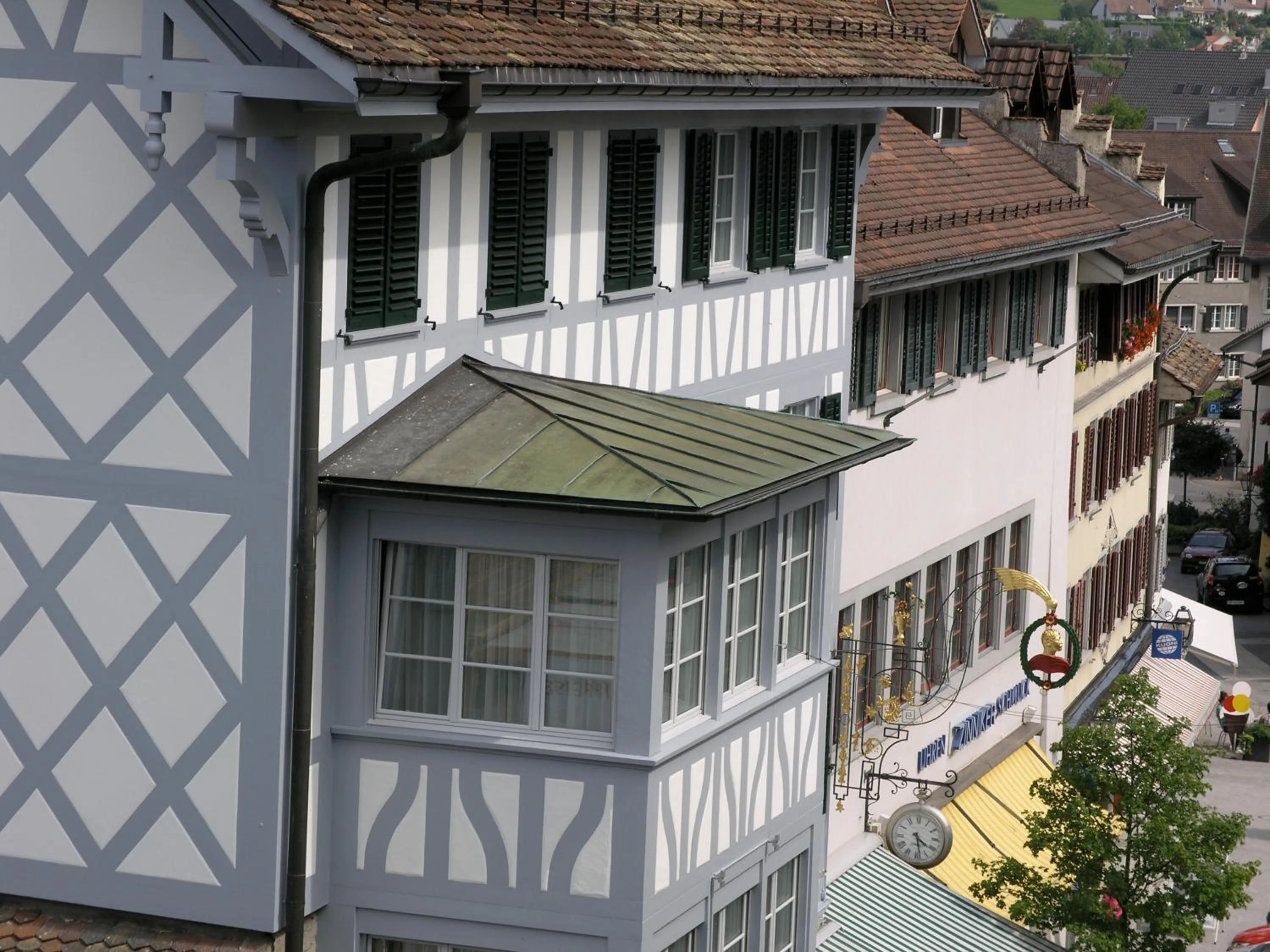 City view in Hotel Restaurant zum goldenen Kopf