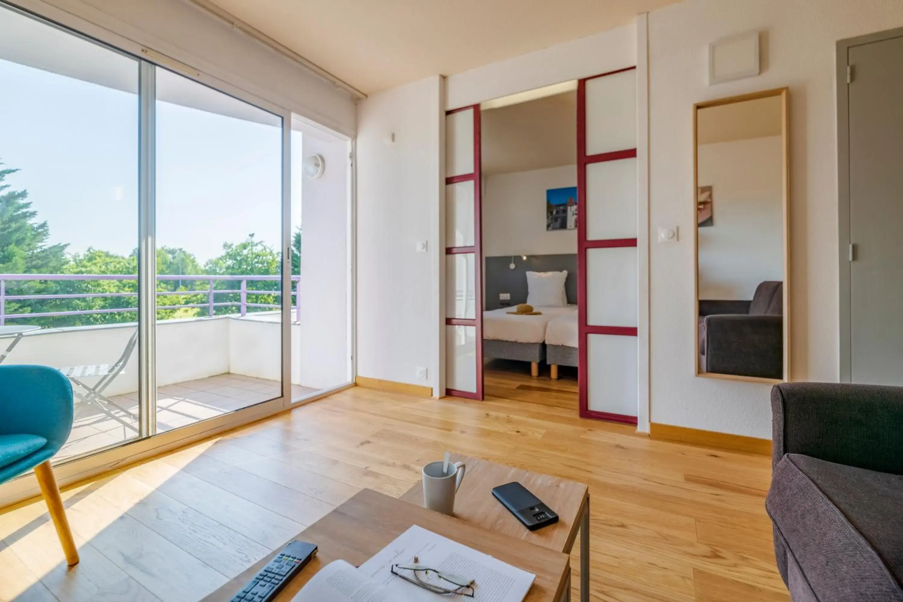 Living room in CERISE Dax - Les Jardins du Lac Living room in CERISE Dax - Les Jardins du Lac