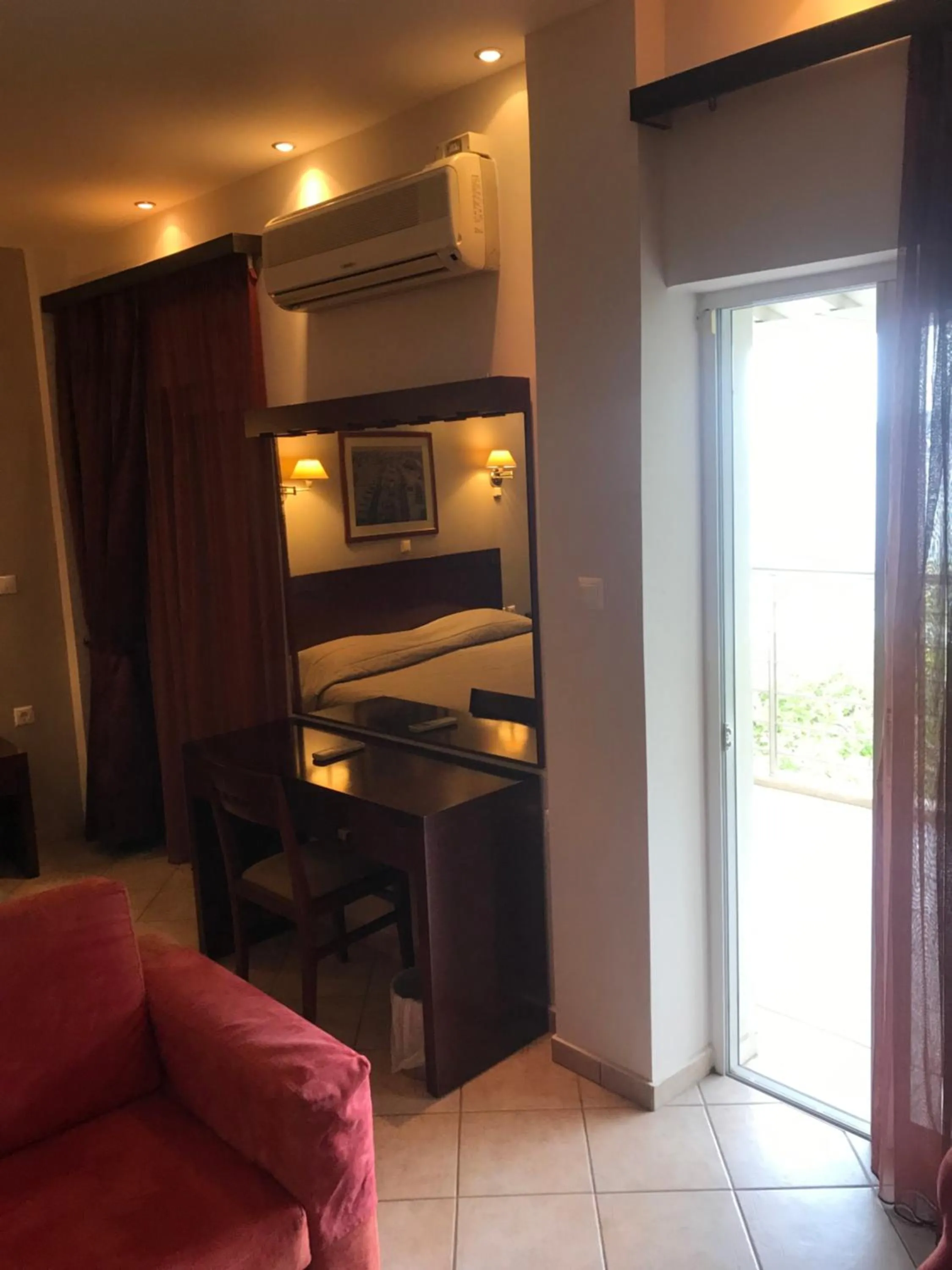 Seating area in Plaza Hotel