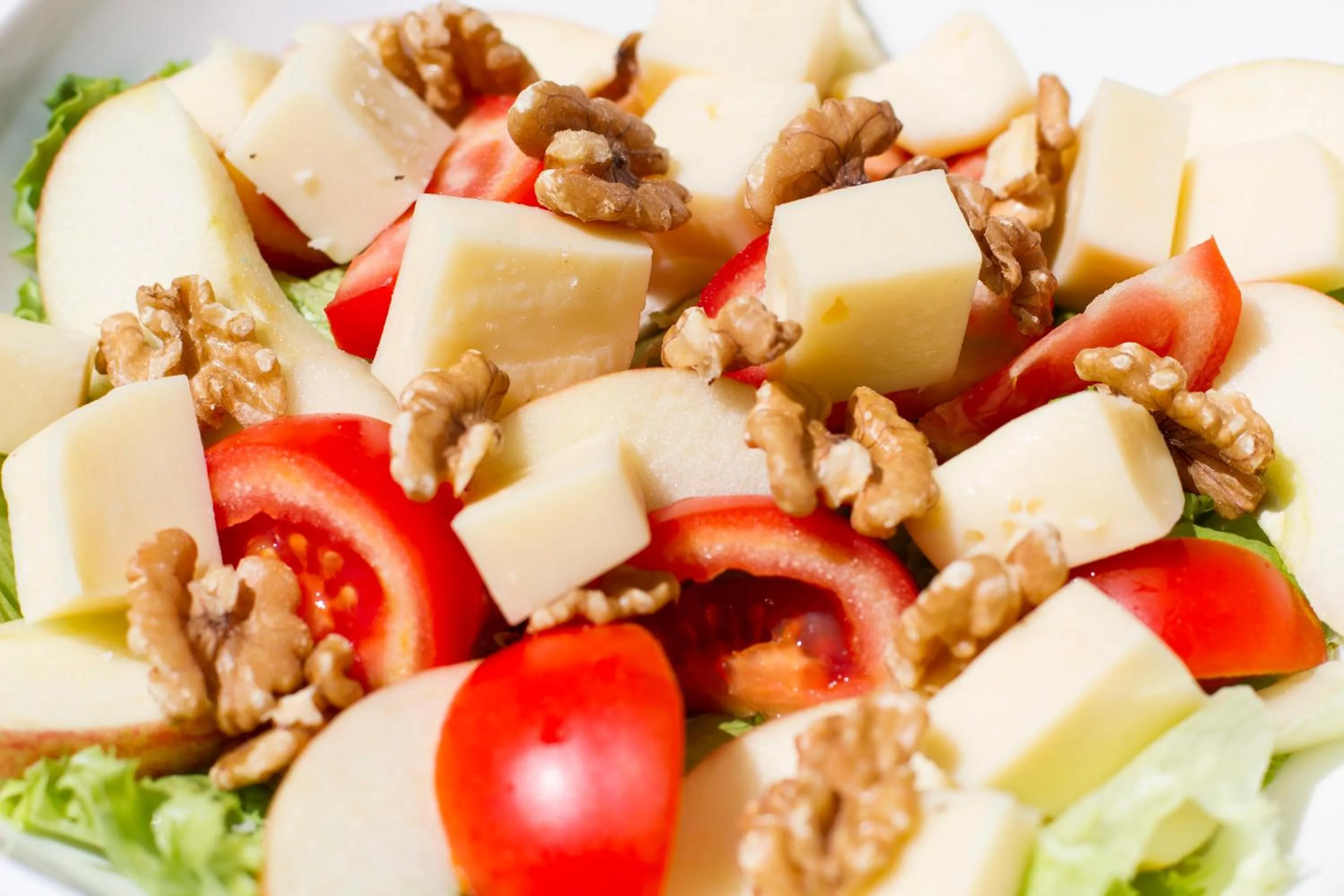 Food close-up in Chalet Madrisa