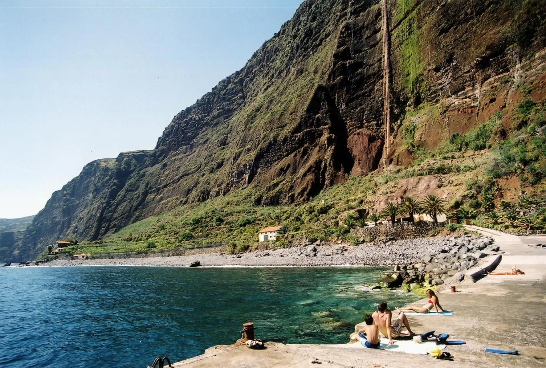 Beach in Faja dos Padres