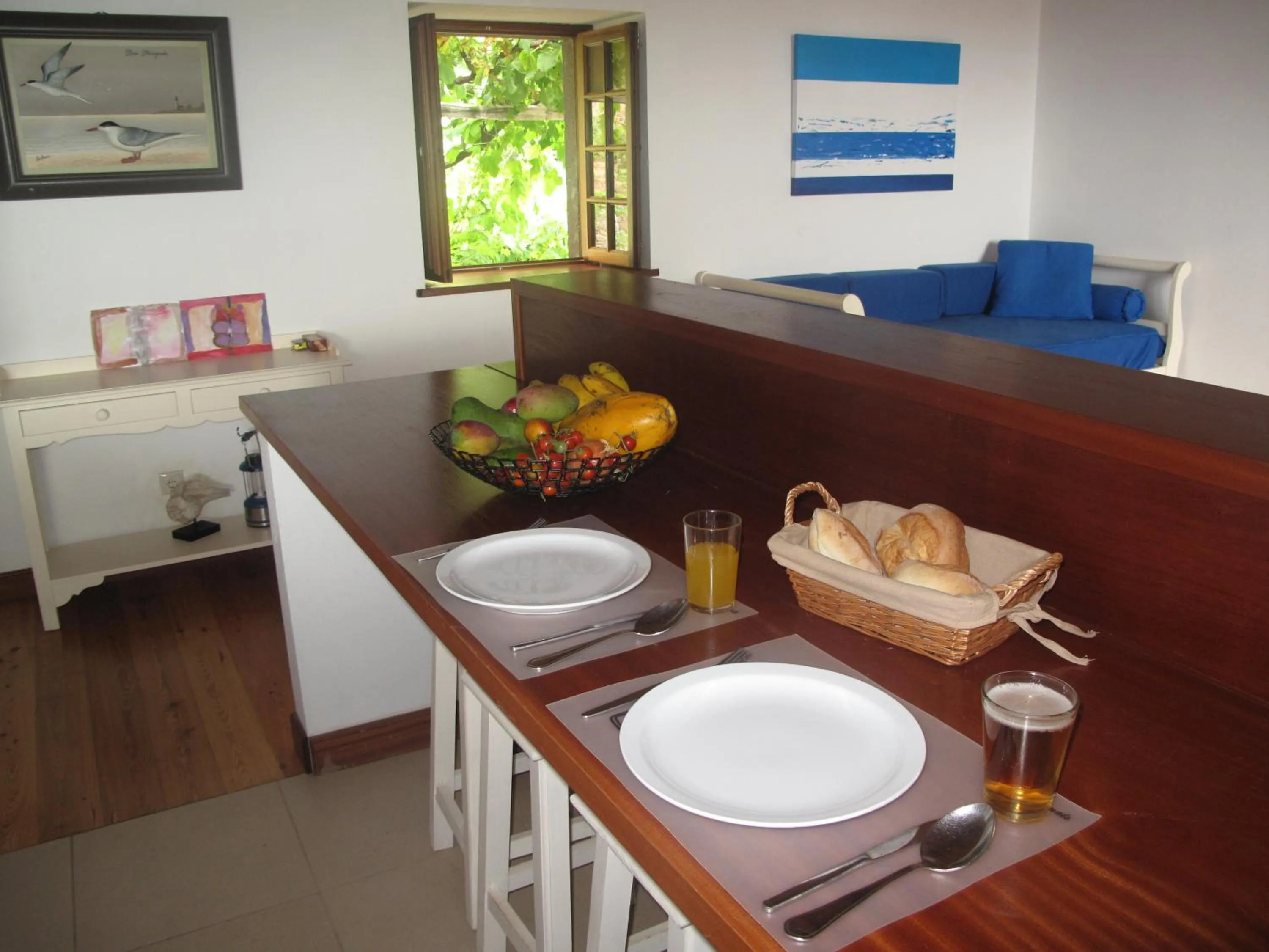 Dining area in Faja dos Padres