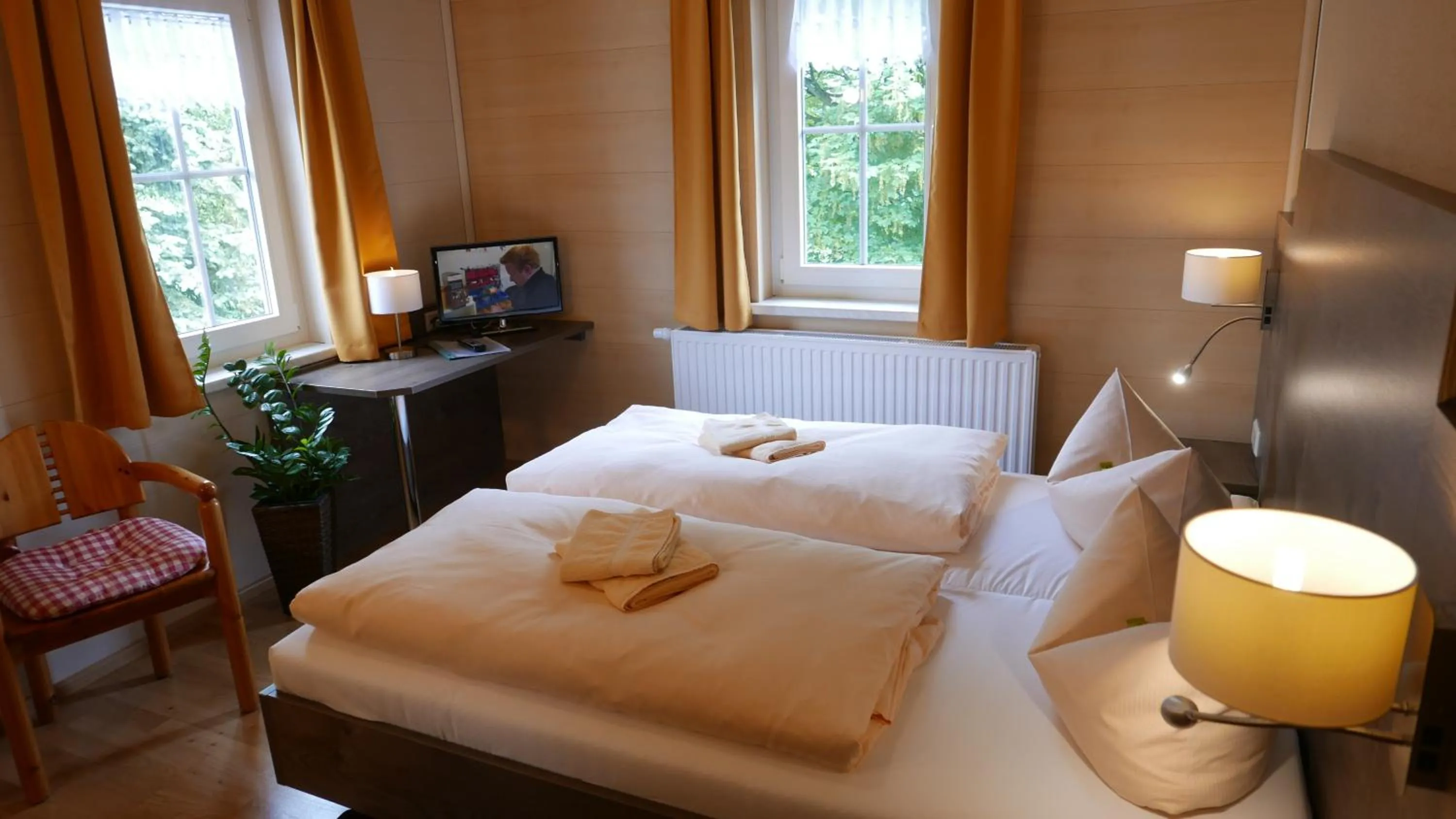 Decorative detail, Bed in Hotel Dachsbaude & Kammbaude