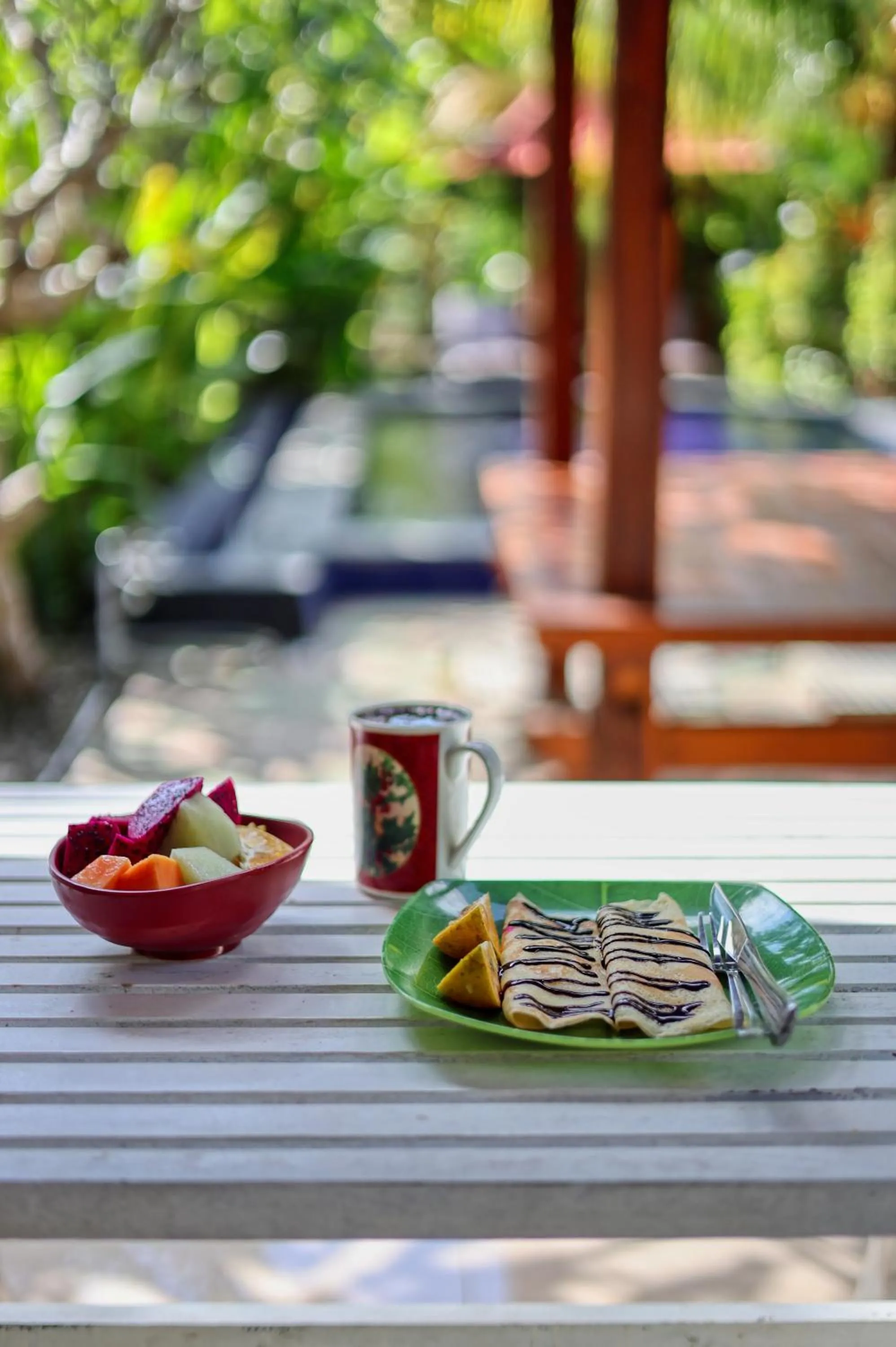 Swimming pool in Asoka Bungalows
