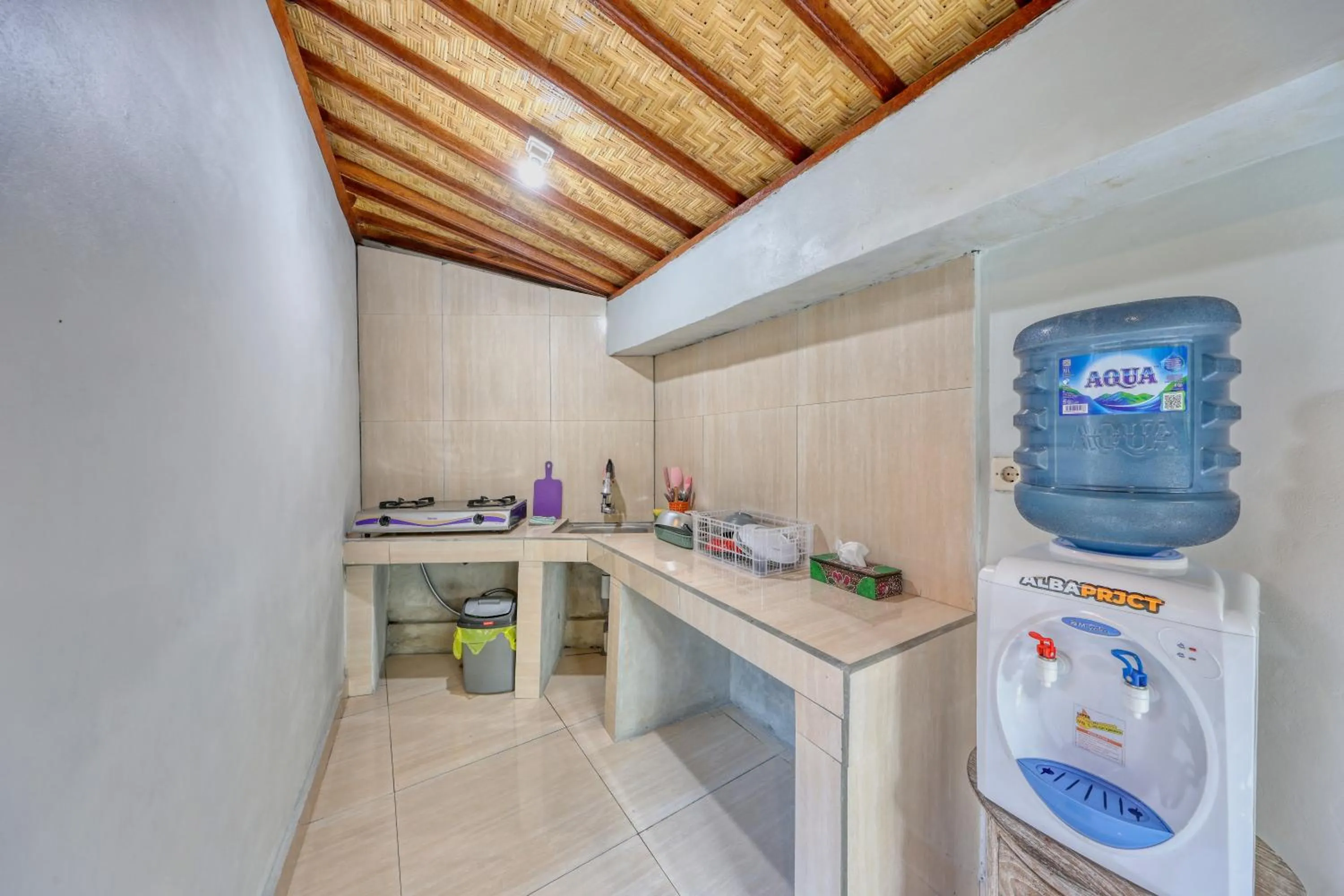 Kitchen or kitchenette in Asoka Bungalows