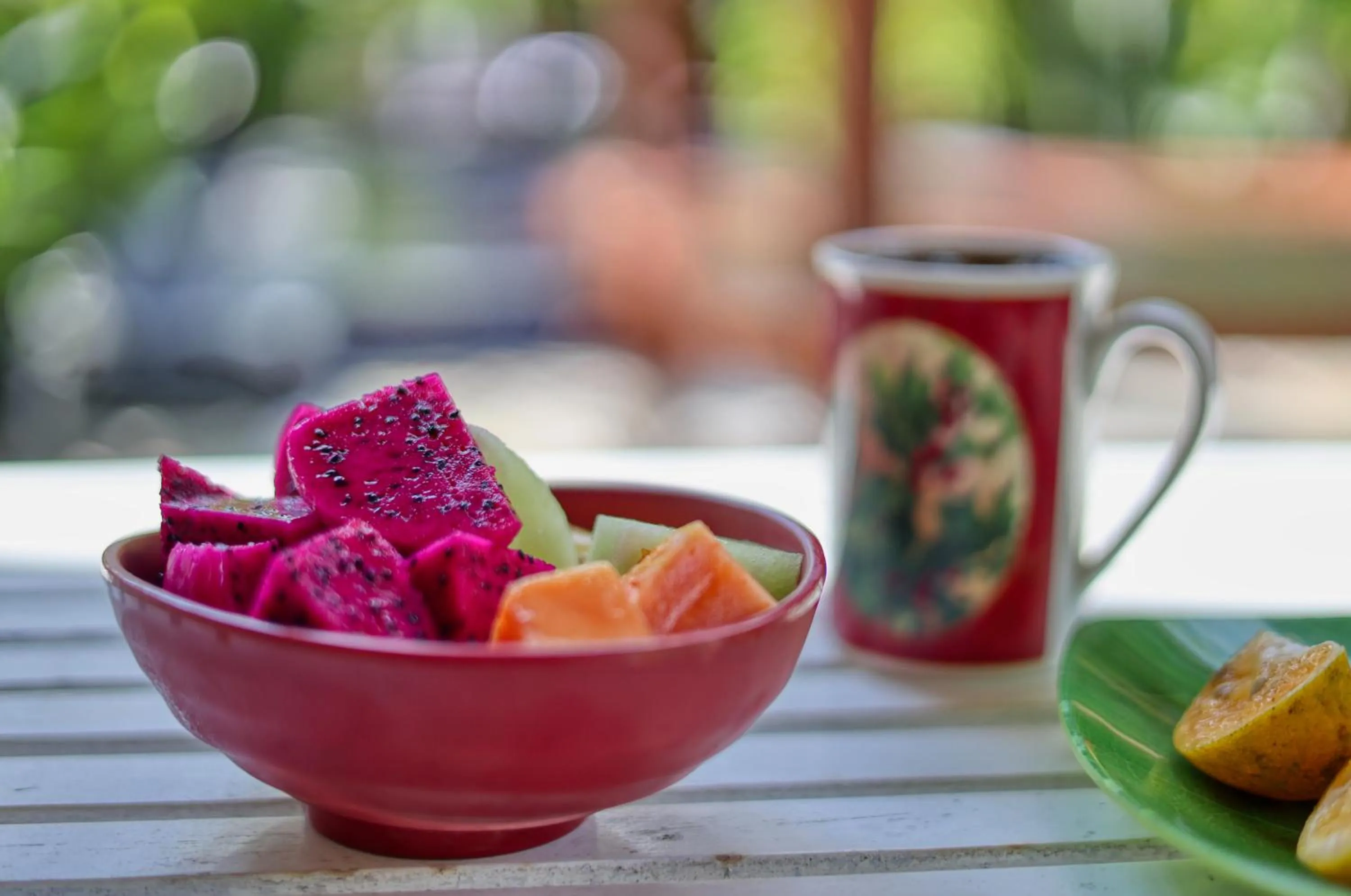 Breakfast in Asoka Bungalows