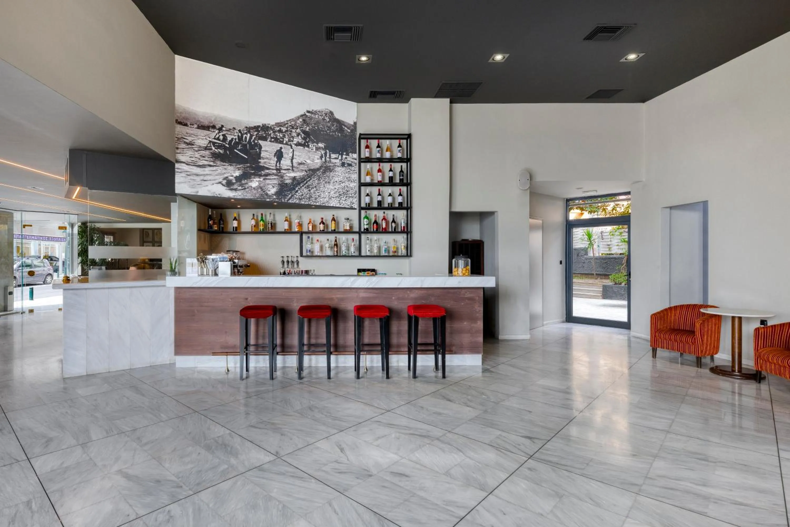 Lounge or bar in Hotel Nafpaktos