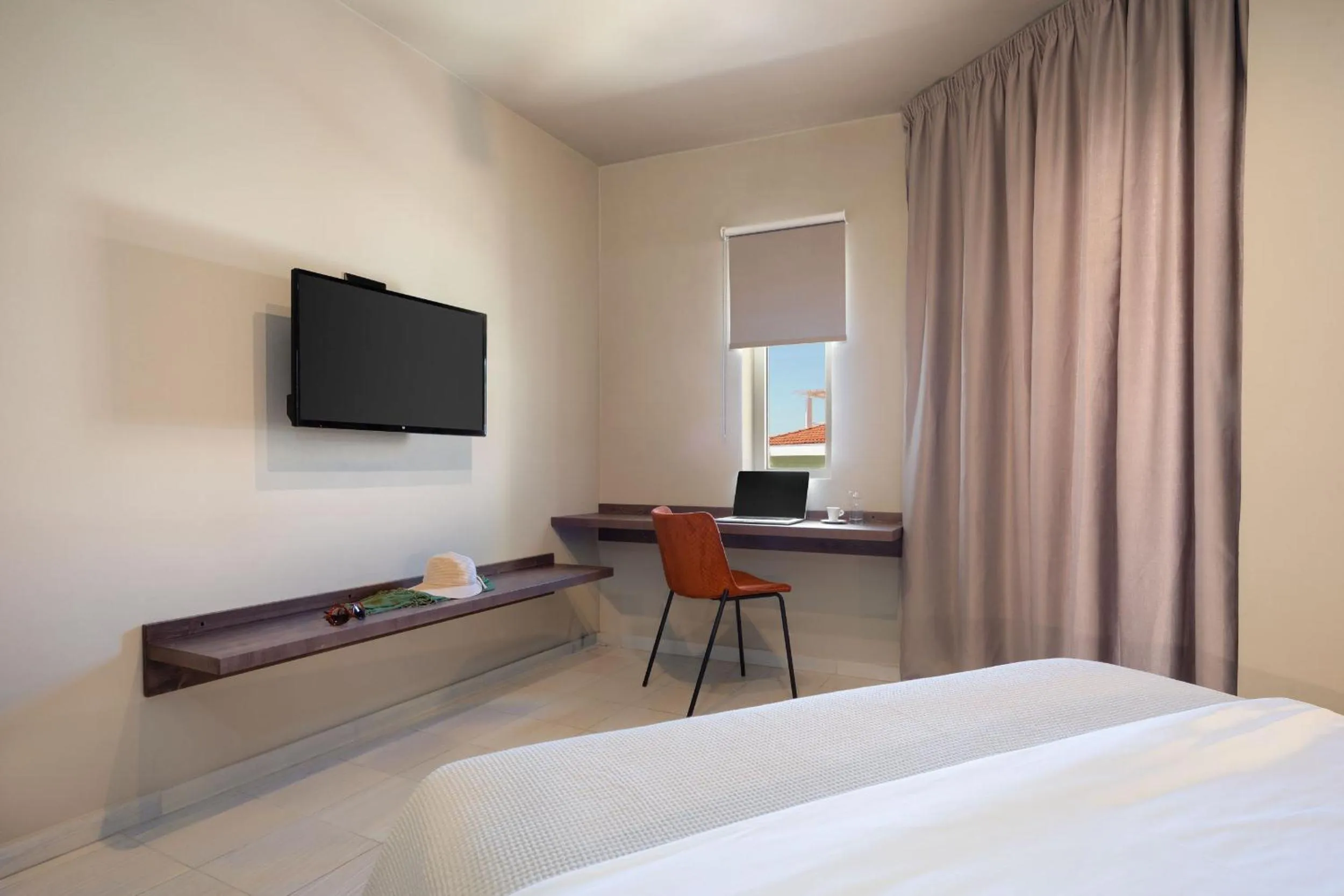 Bed in Hotel Nafpaktos