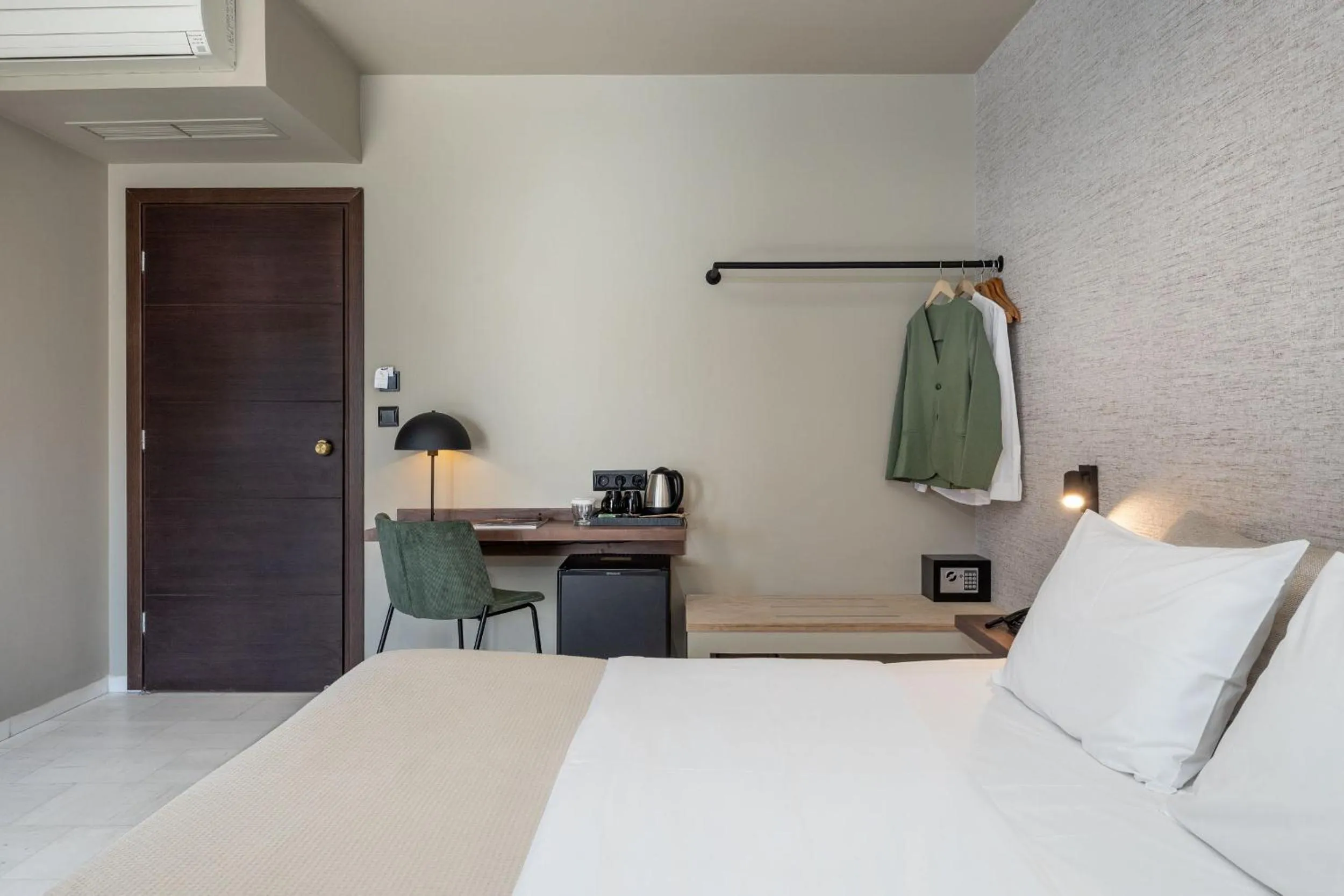 Bed in Hotel Nafpaktos