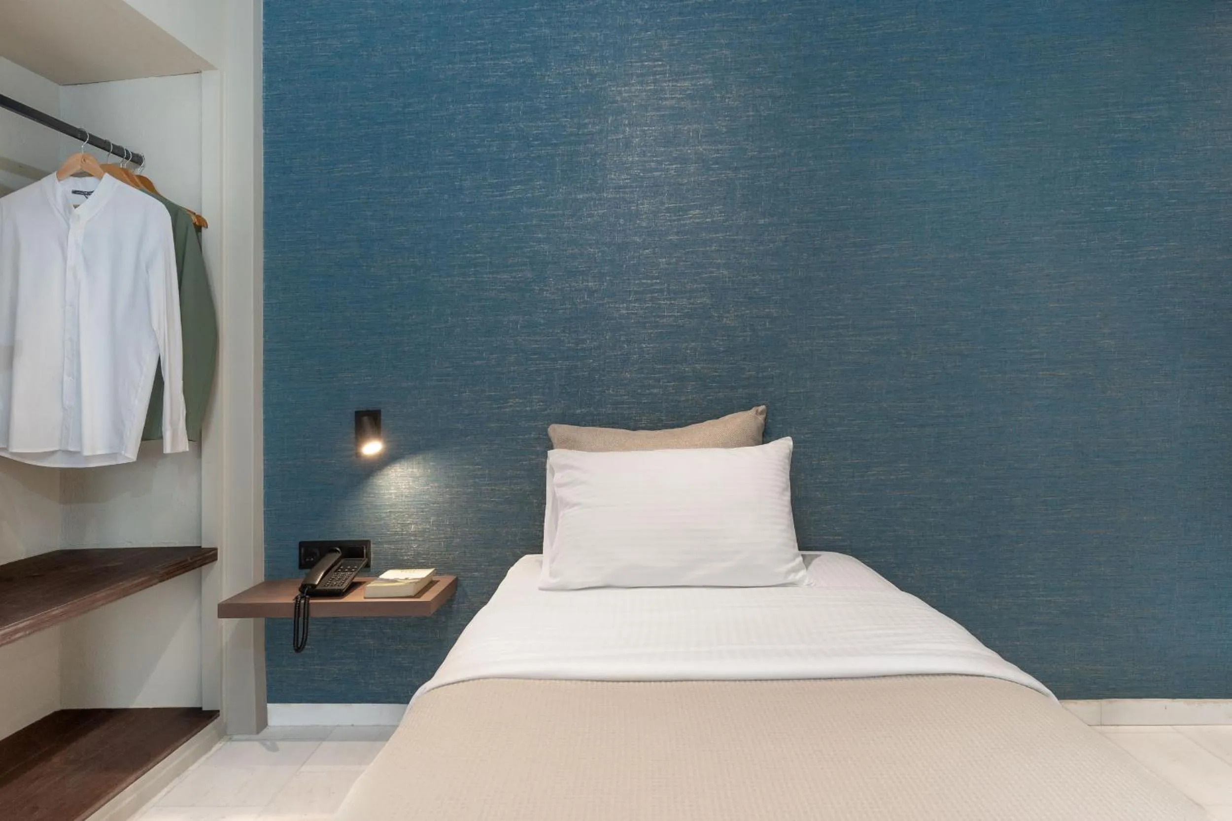 Bed in Hotel Nafpaktos