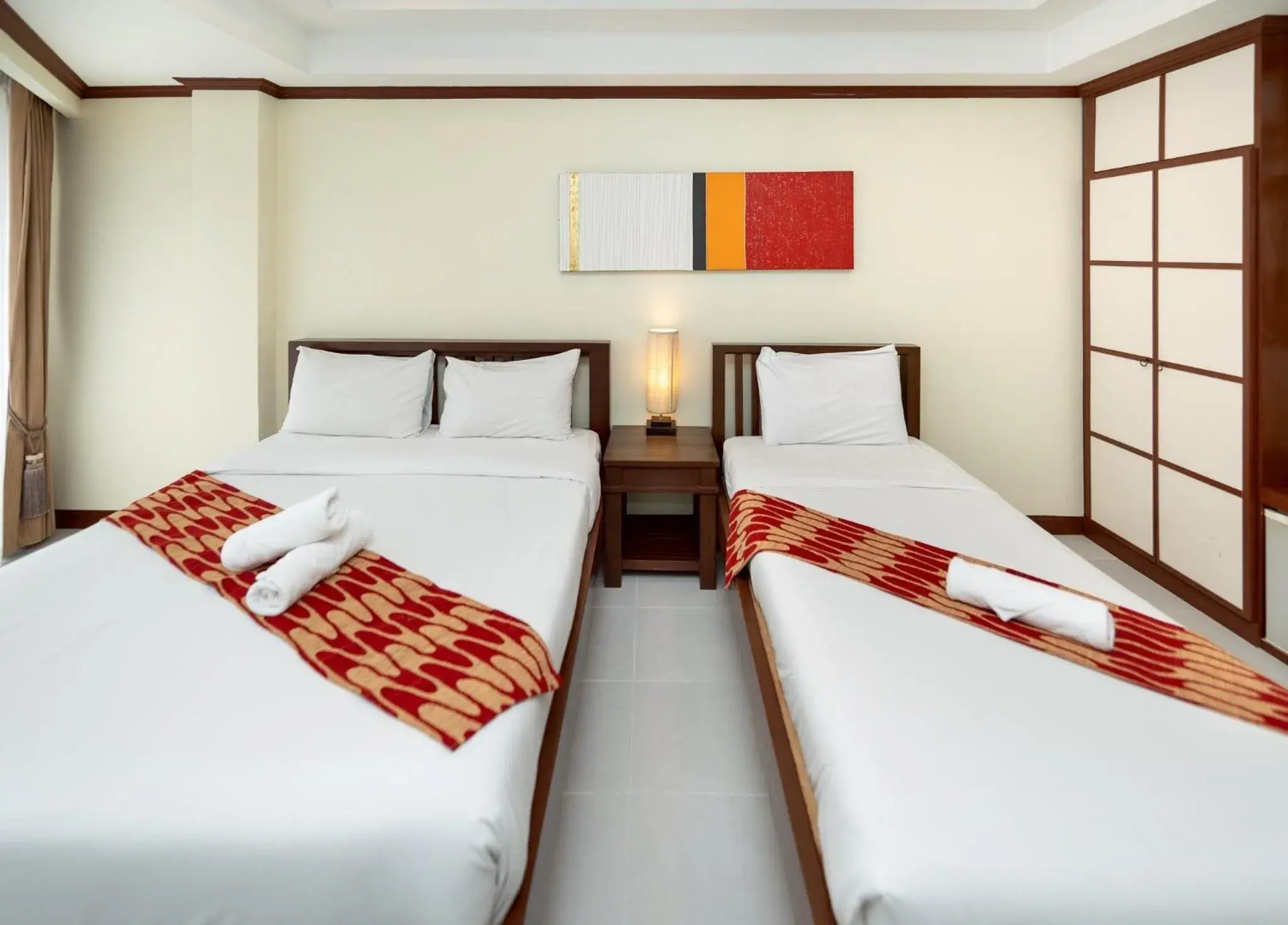 Bed in Khon Kaen Orchid Hotel Bed in Khon Kaen Orchid Hotel