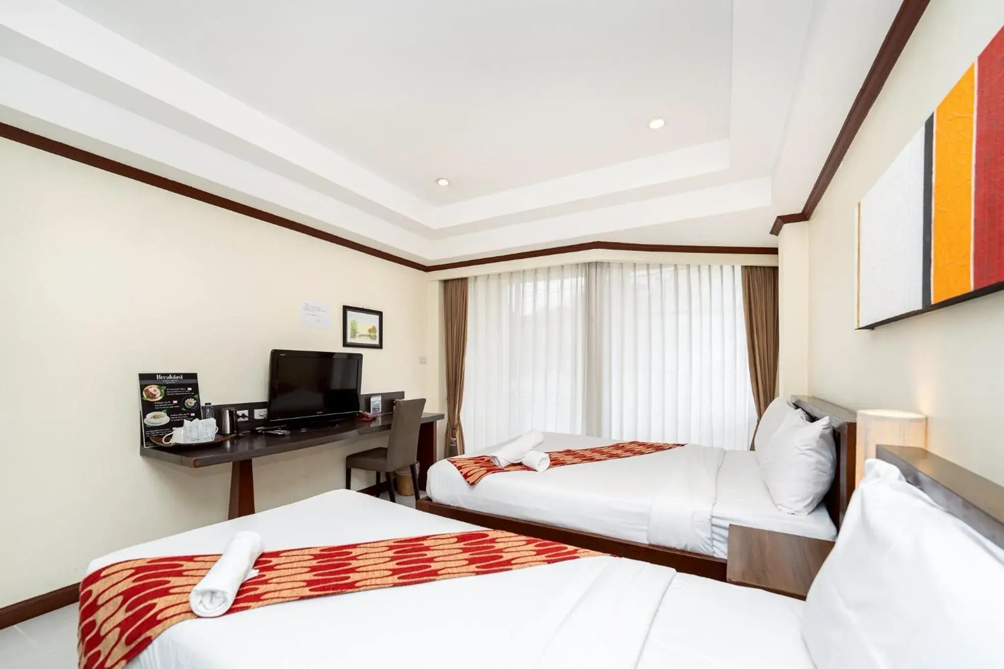 Bed in Khon Kaen Orchid Hotel Bed in Khon Kaen Orchid Hotel