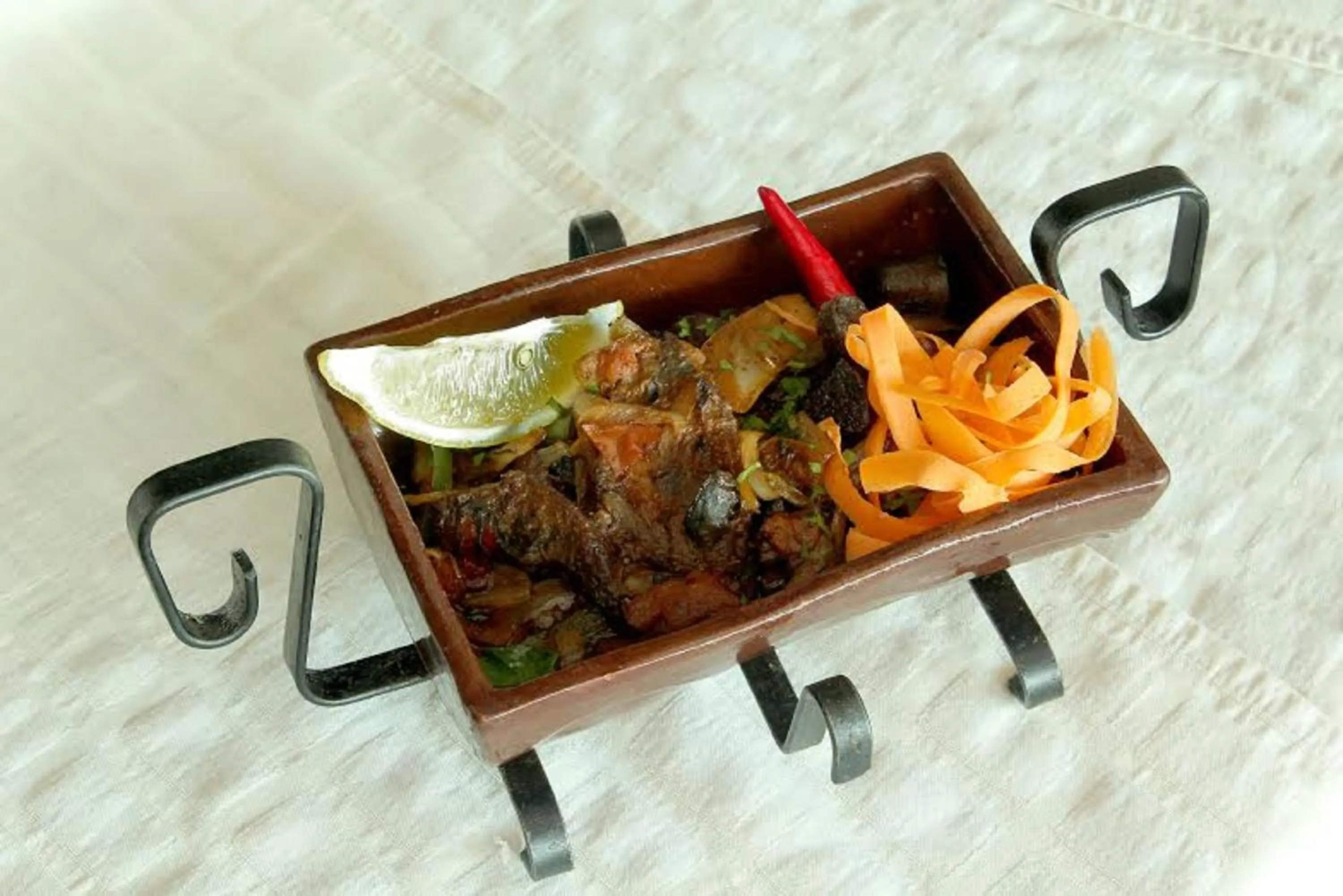 Food close-up in Grand Hotel Shumen