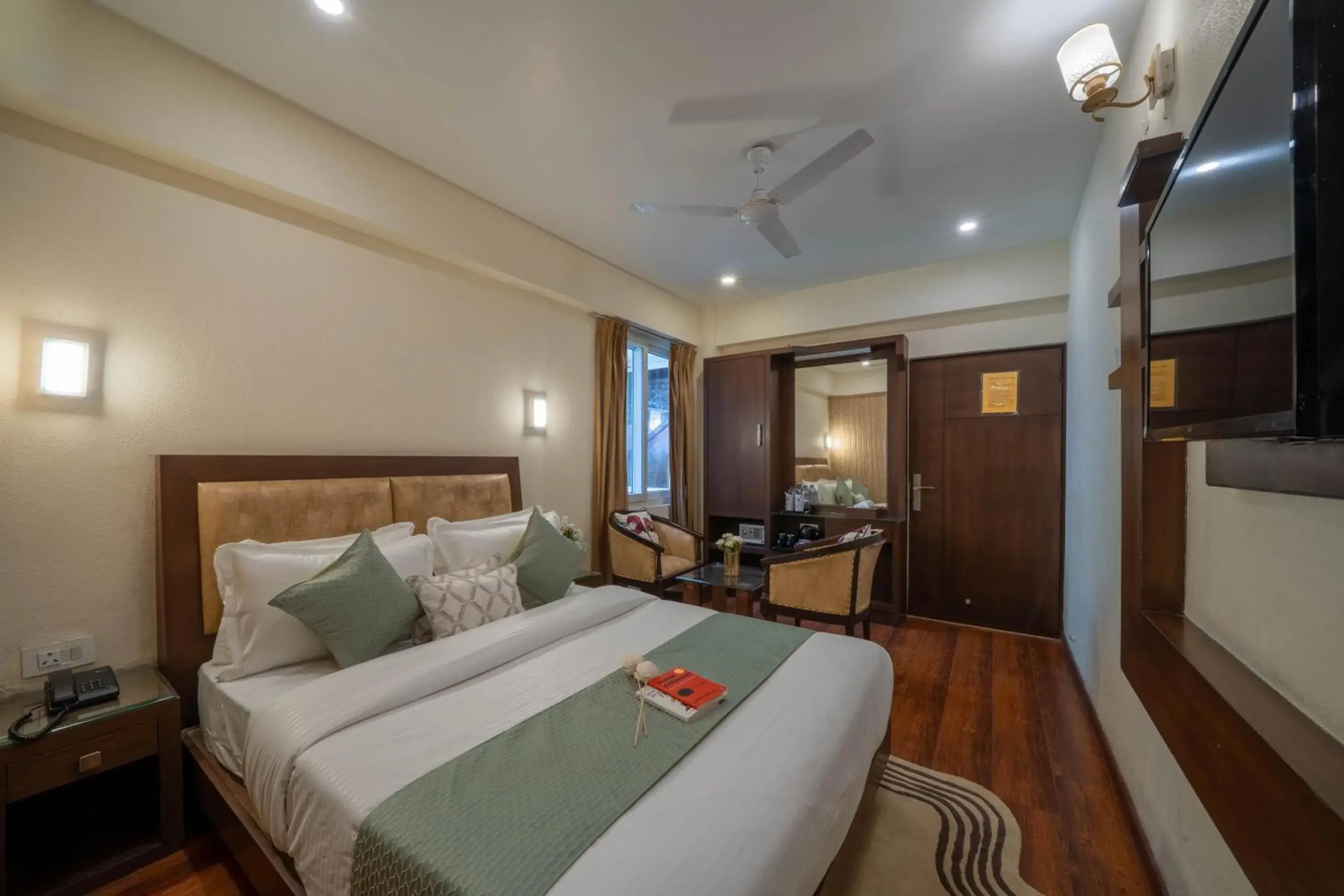 Double Room with Balcony in Perfectstayz Premium The Pride at mall road Double Room with Balcony in Perfectstayz Premium The Pride at mall road