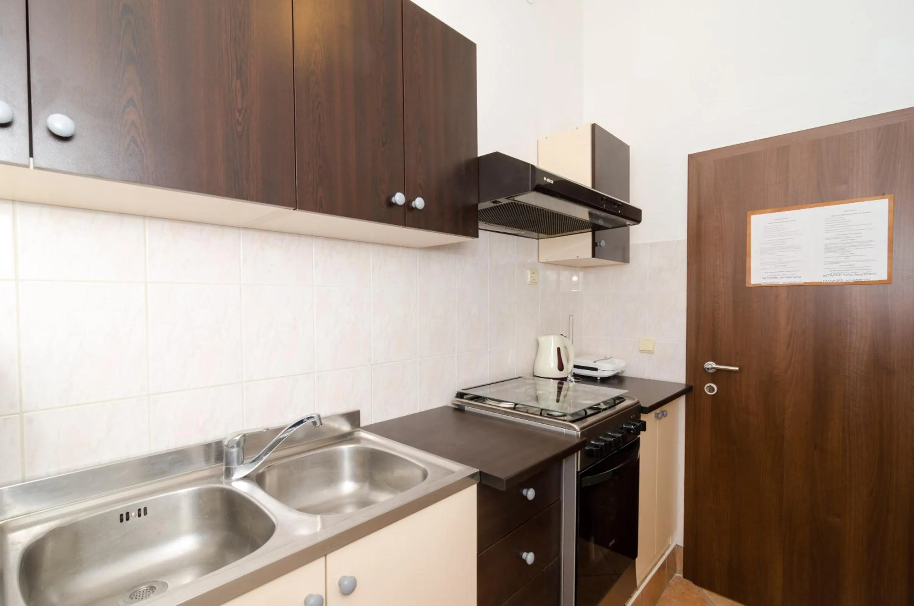 Kitchen or kitchenette in Apartments Senjo