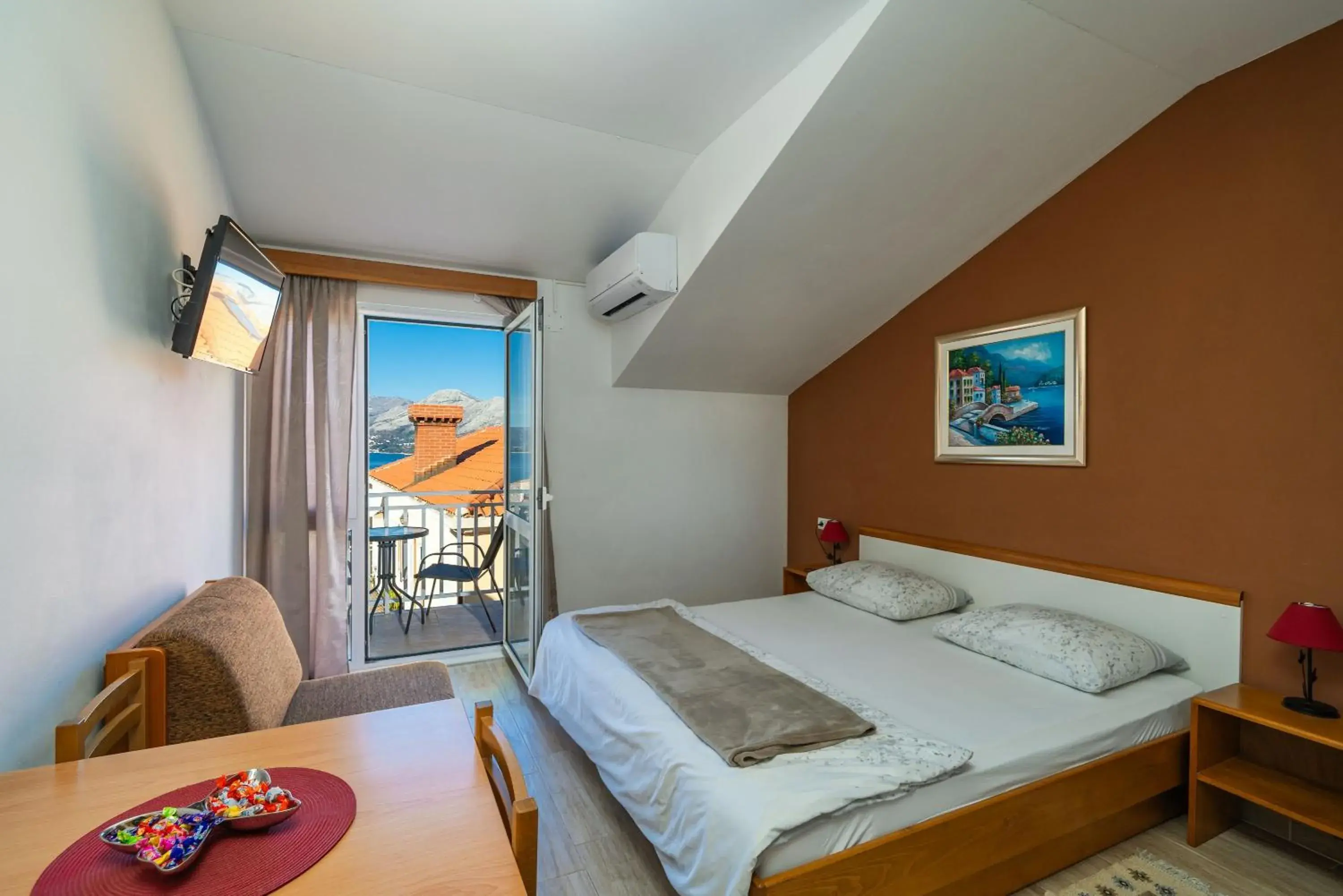 Studio Apartment with Balcony and Sea View in Apartments Senjo Studio Apartment with Balcony and Sea View in Apartments Senjo