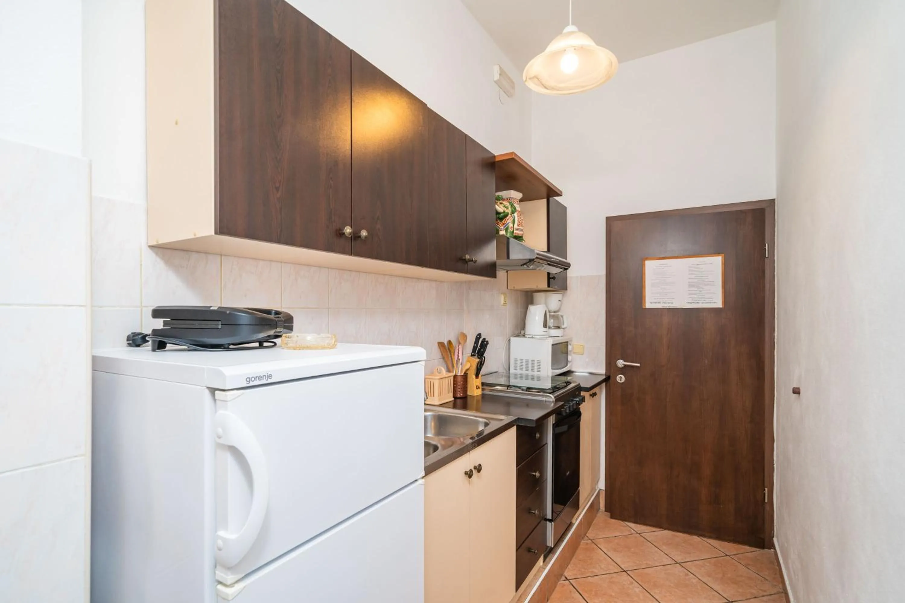 Kitchen or kitchenette in Apartments Senjo