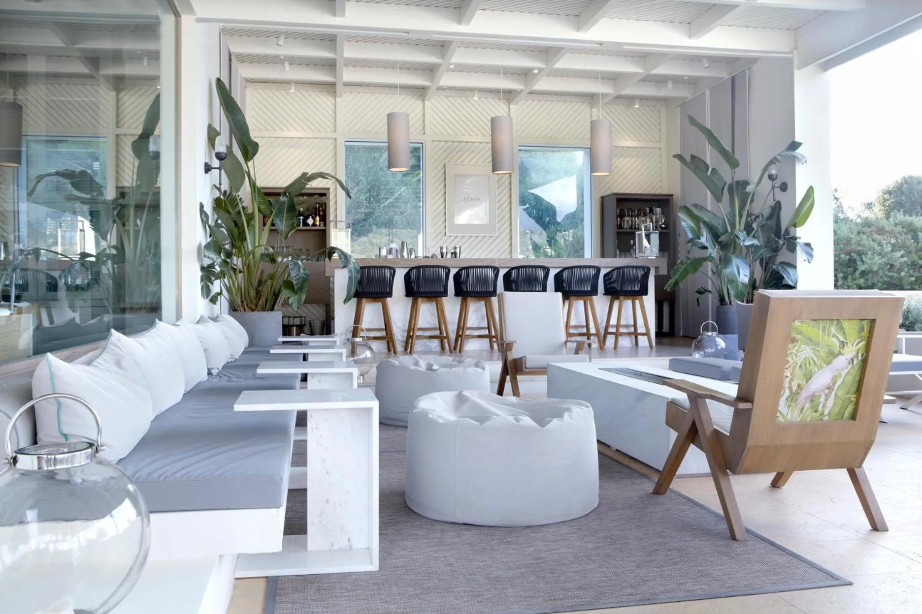 Lounge or bar in Thalassa Boutique Hotel - Adults Only