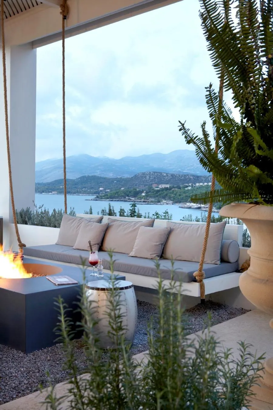 Seating area in Thalassa Boutique Hotel - Adults Only