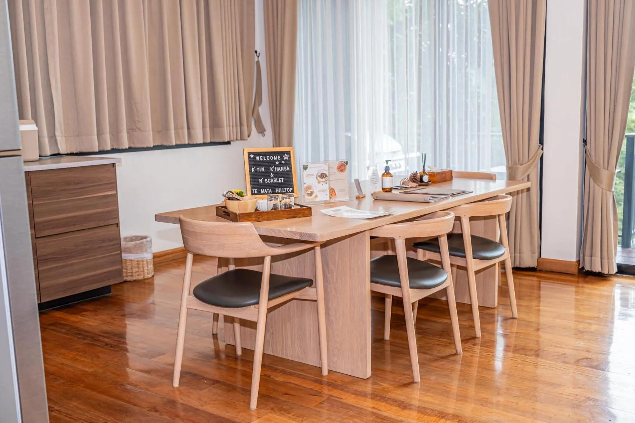 Kitchen or kitchenette in Te Mata Glamping