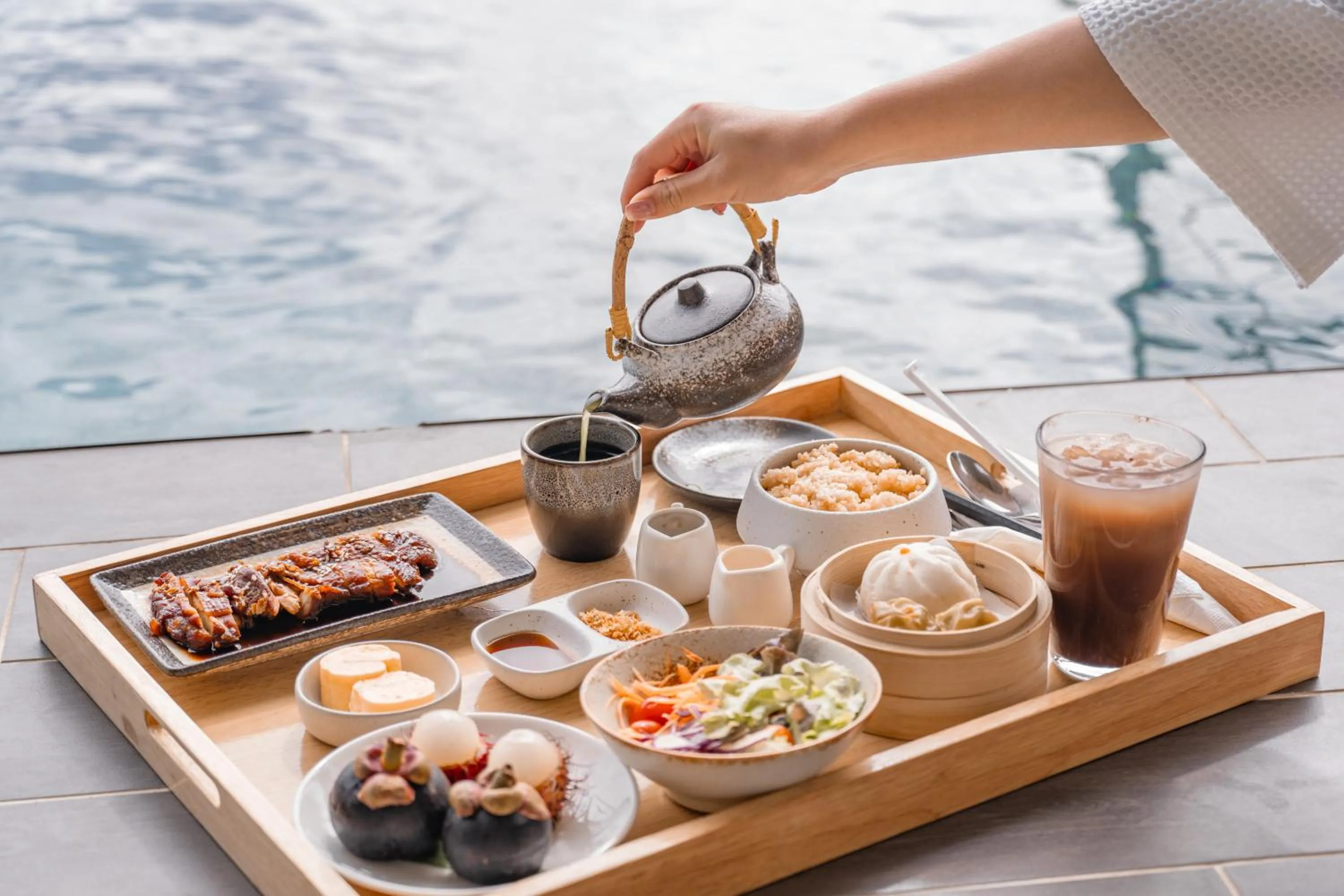 Food and drinks in Te Mata Glamping