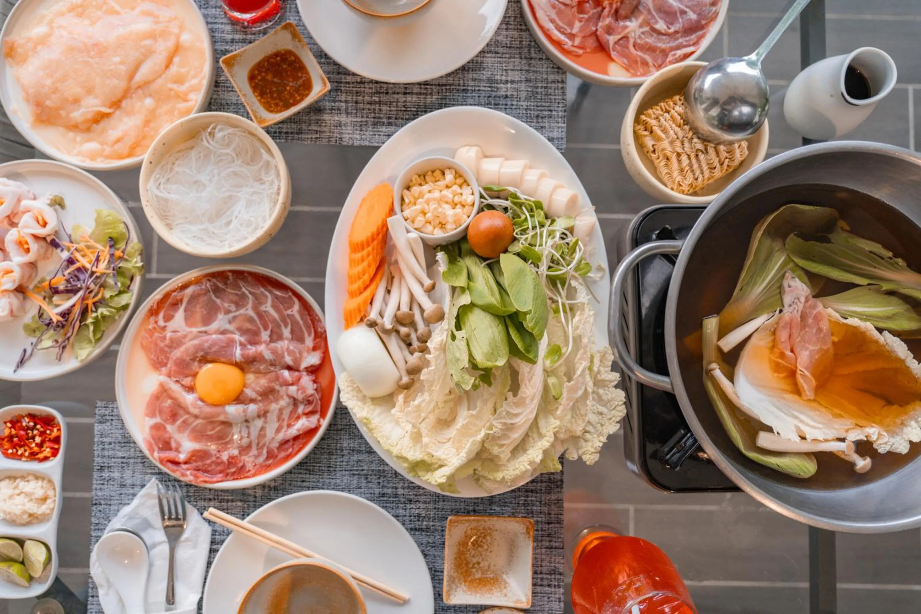 Food and drinks in Te Mata Glamping