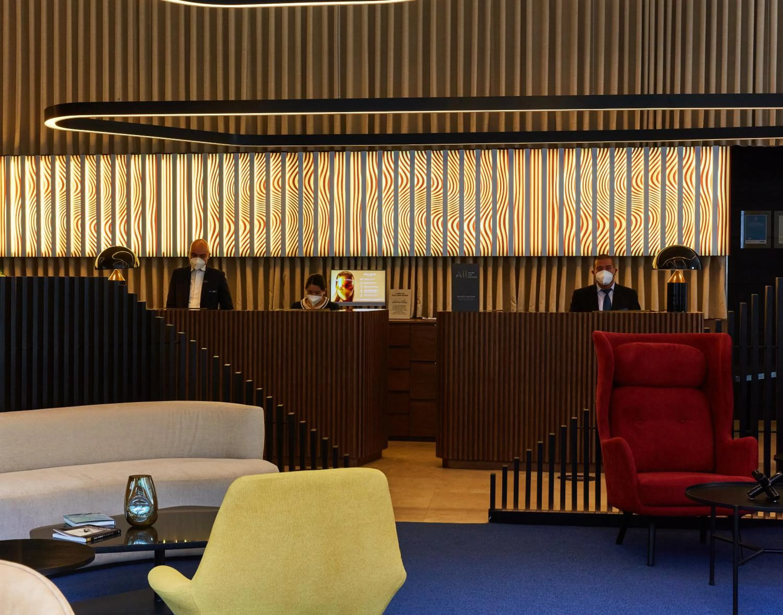 Lobby or reception in Pullman Lima San Isidro