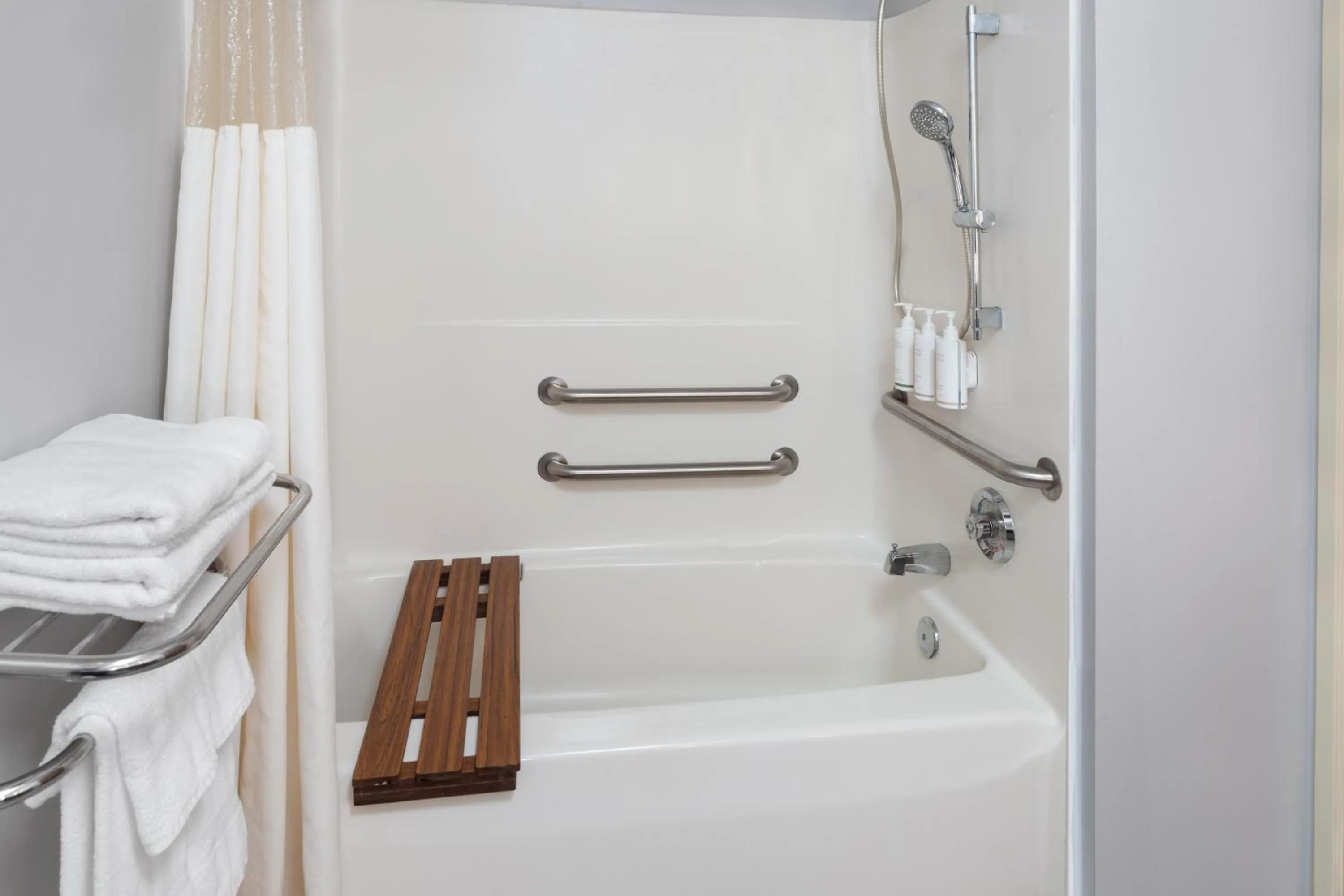 Bathroom in Microtel Inn by Wyndham Janesville