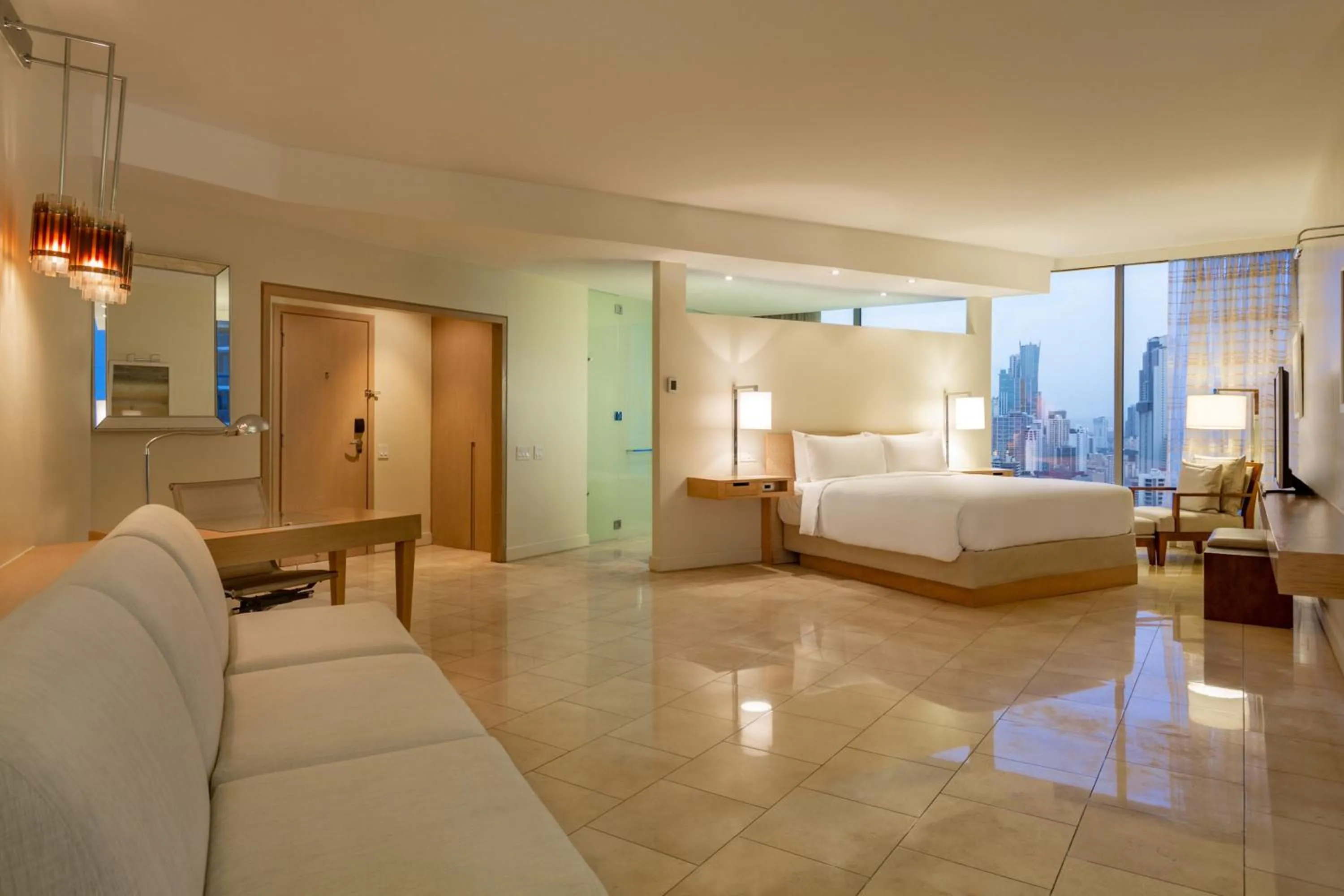 Photo of the whole room, Bed in JW Marriott Panama