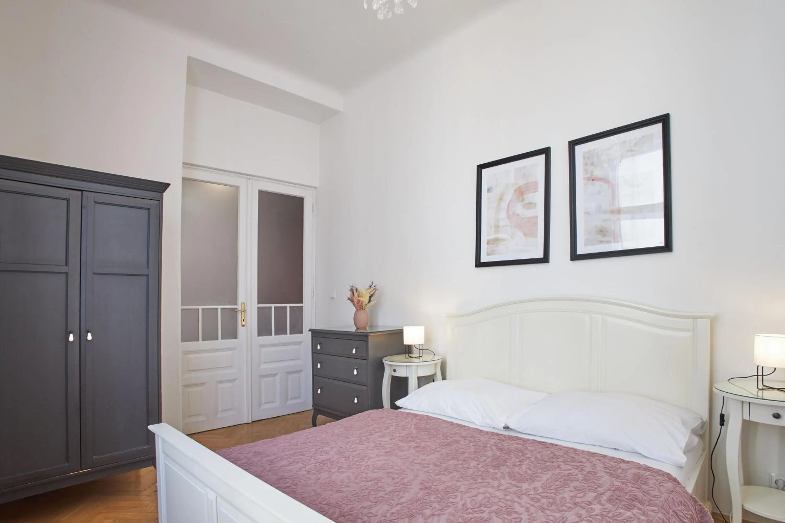 Bed in Charles Bridge Premium Residence