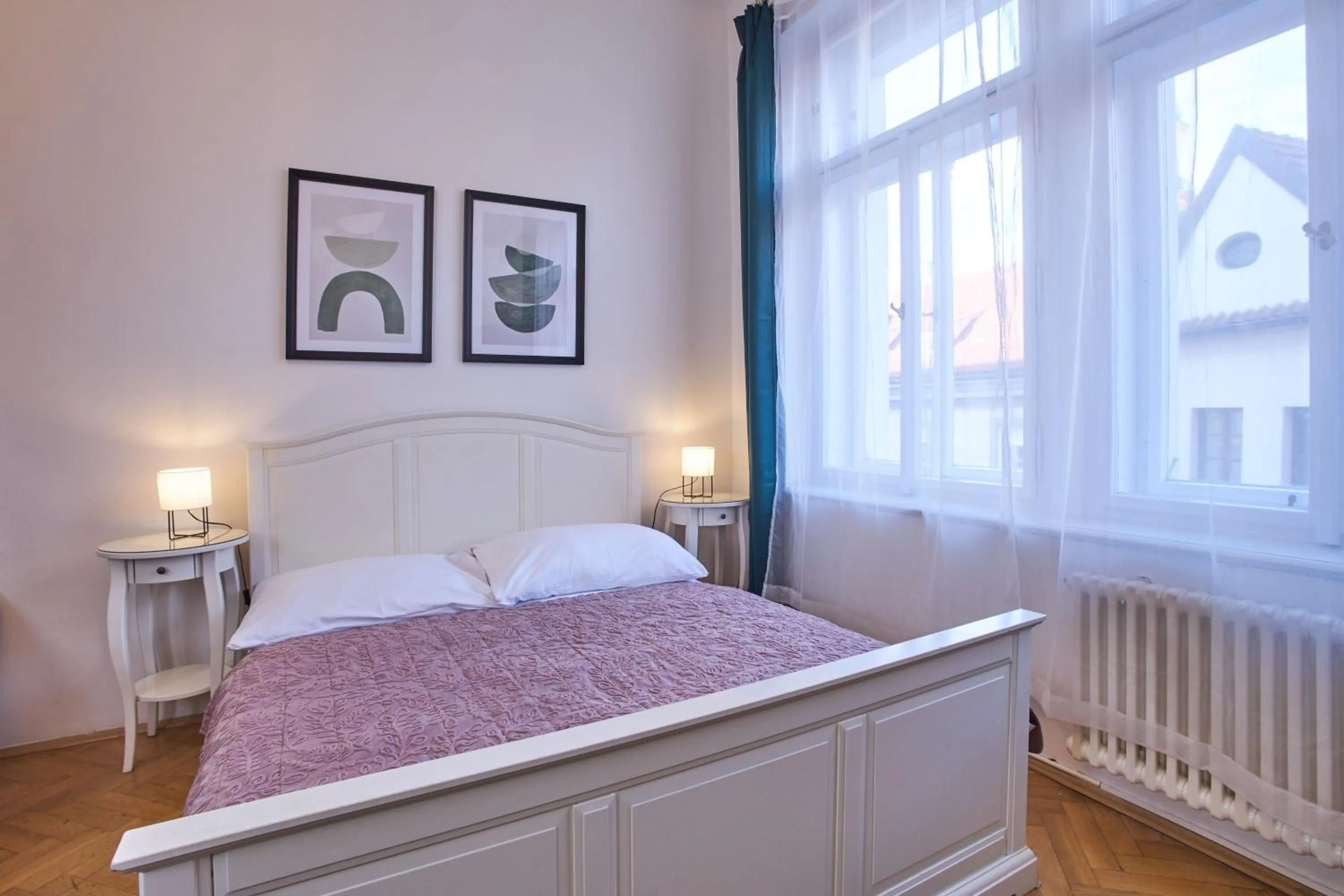 Bed in Charles Bridge Premium Residence