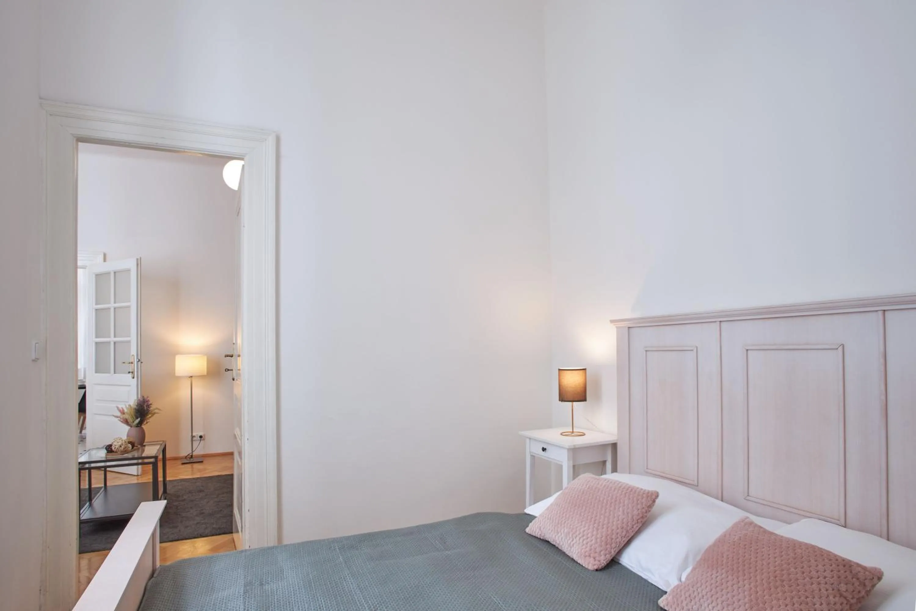 Bed in Charles Bridge Premium Residence