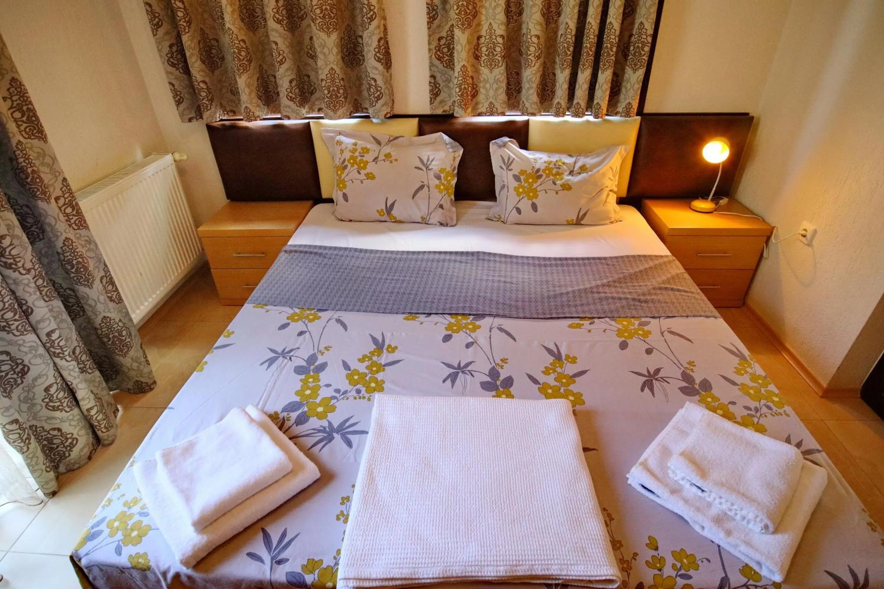 Bed in Elli Greco Hotel