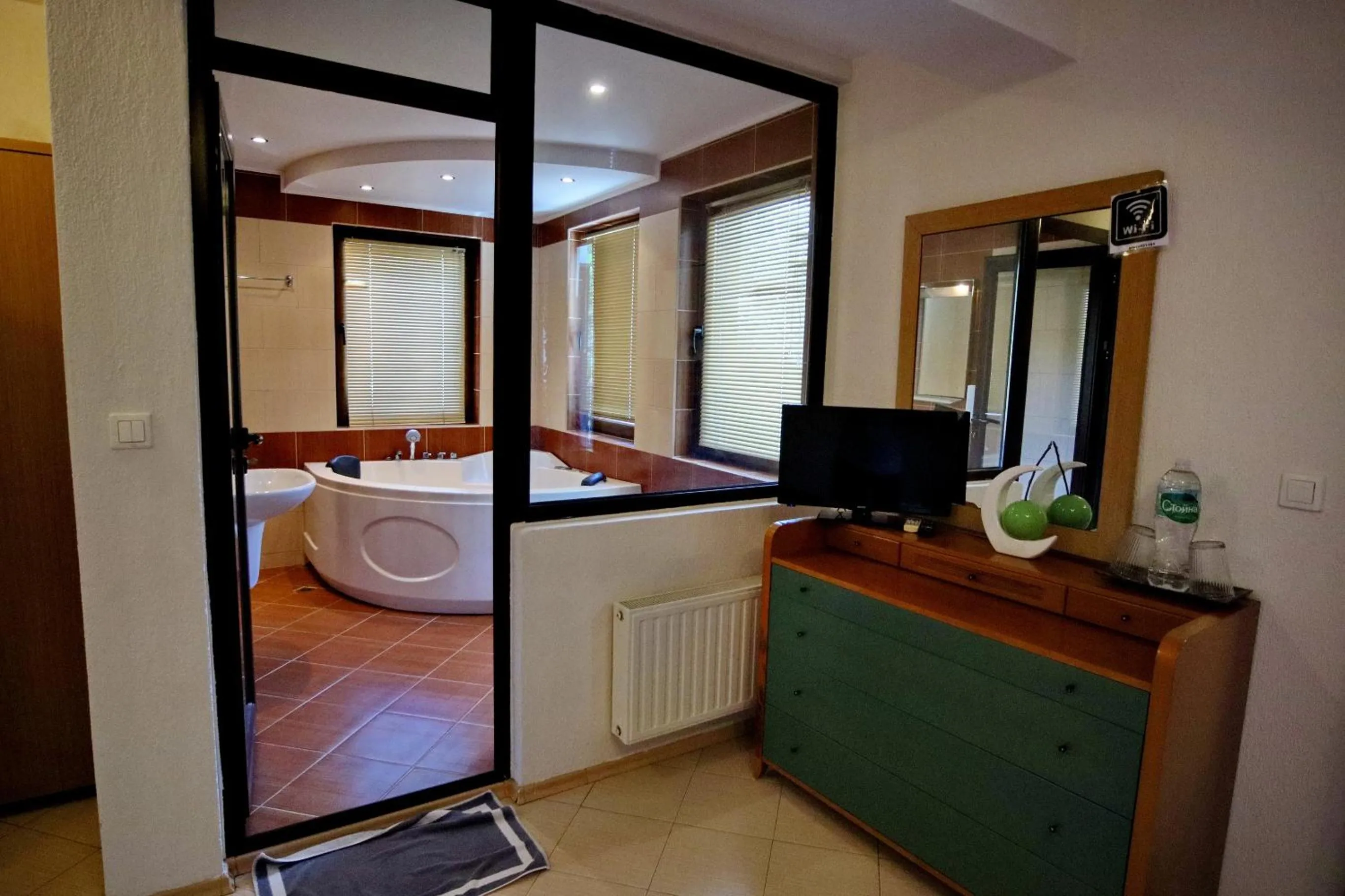 Bed in Elli Greco Hotel