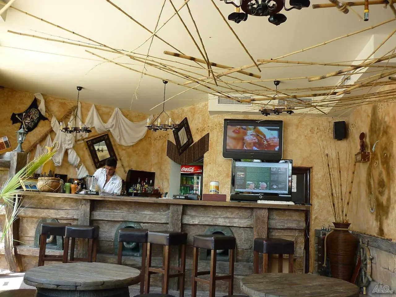 Lounge or bar in Bay View Villas - Luxury Villas & Apartments