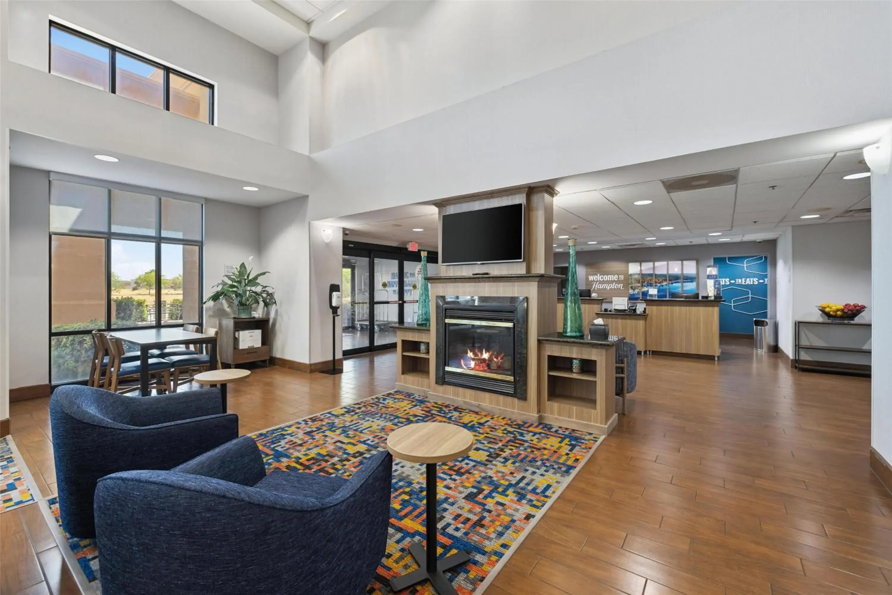 Lobby or reception in Hampton Inn & Suites Madera Lobby or reception in Hampton Inn & Suites Madera