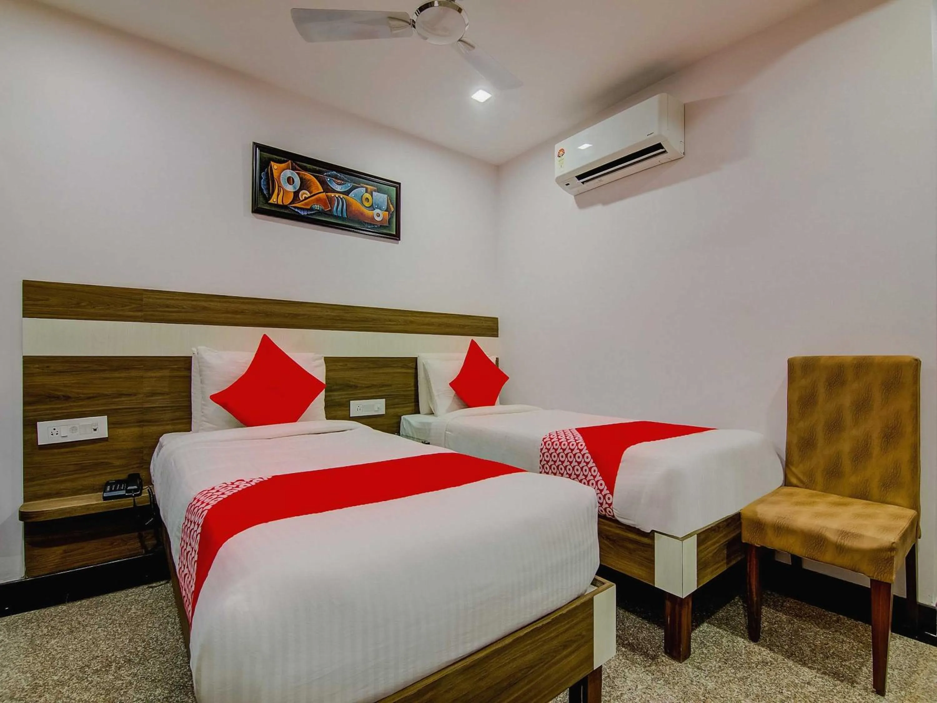 Bedroom, Bed in Super Capital O Pratibha Grand