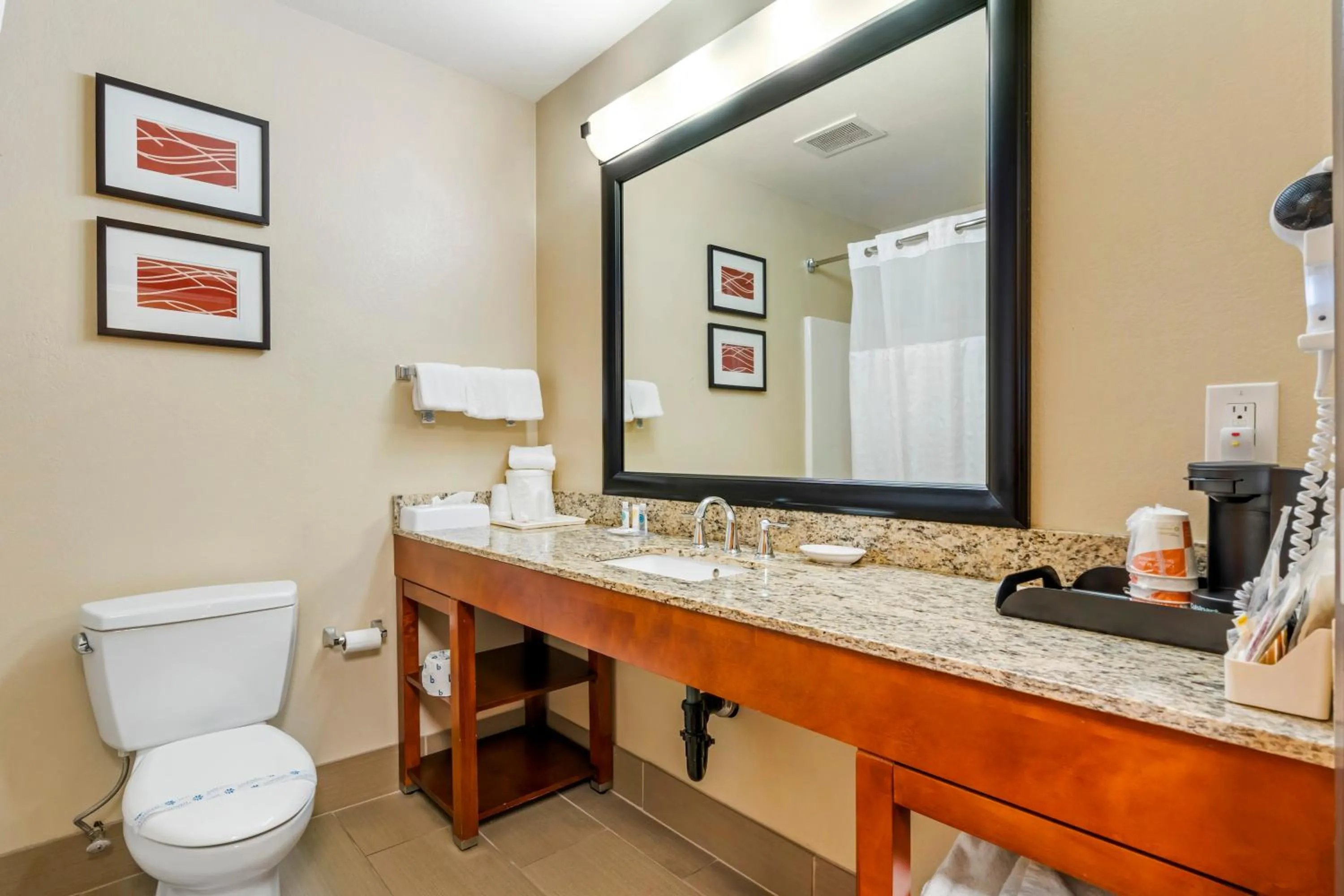 Toilet in Comfort Inn & Suites Redwood Country